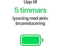 Apple AirPods 5 med trådlöst laddningsetui (vit) In-ear hörlurar