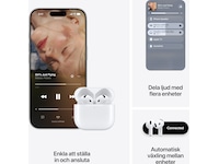 Apple AirPods 5 trådlösa hörlurar, In-ear (vit) In-ear hörlurar