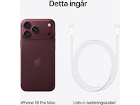 iPhone 18 Pro 512GB (burgundy) Mobiltelefoner