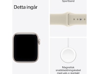 Apple Watch SE 3 GPS 40mm Aluminium (Starlight) Smartwatches