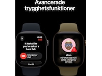 Apple Watch Series 12 GPS 42mm Aluminium (svart) Smartwatches