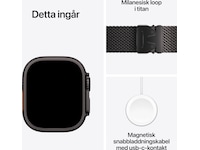 Apple Watch Ultra 4 GPS + LTE 49mm Titanium (svart) Smartwatches