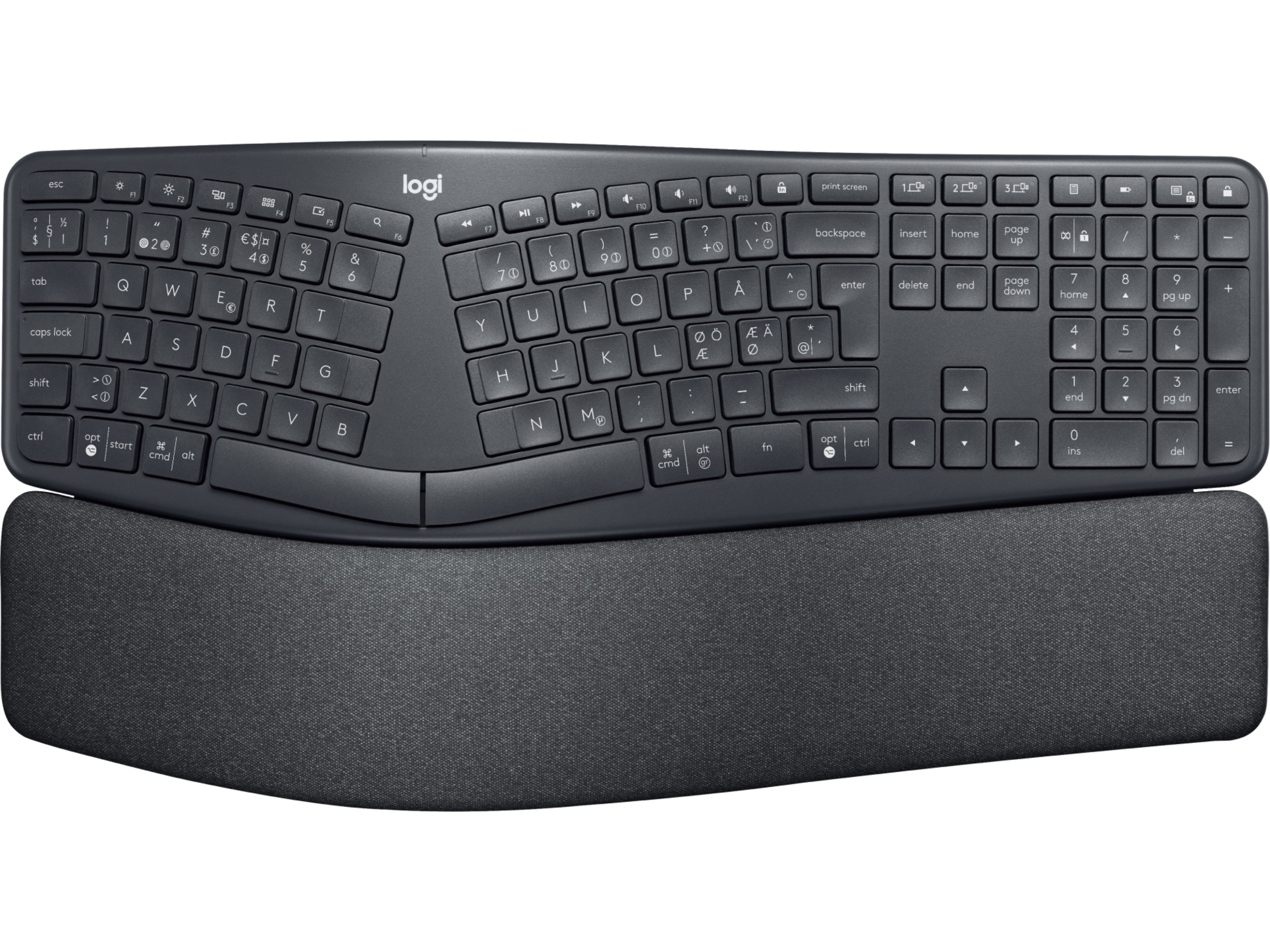 Logitech ERGO K860 Trådlös Tangentbord Tangentbord