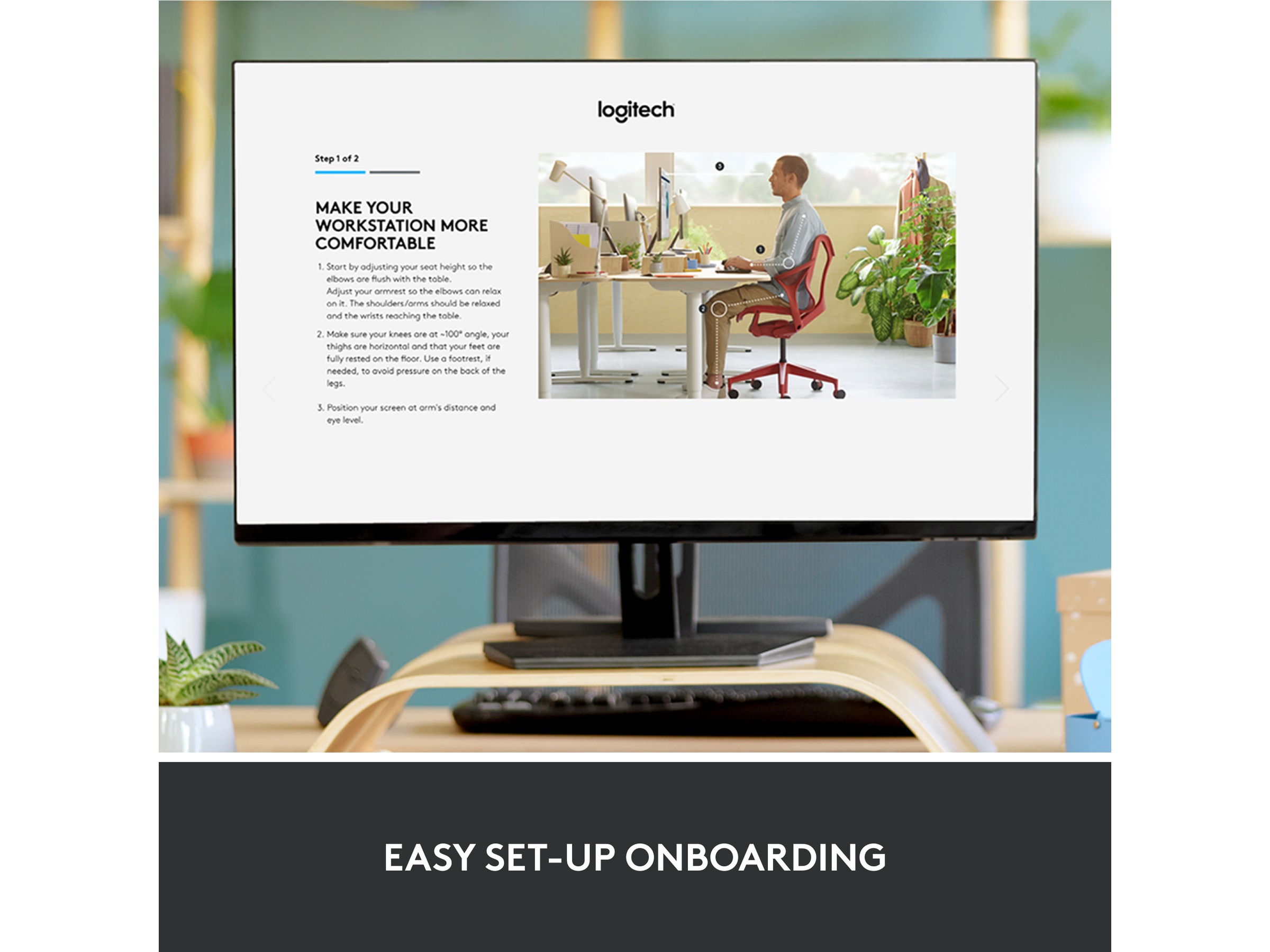 Logitech ERGO K860 Trådlös Tangentbord Tangentbord