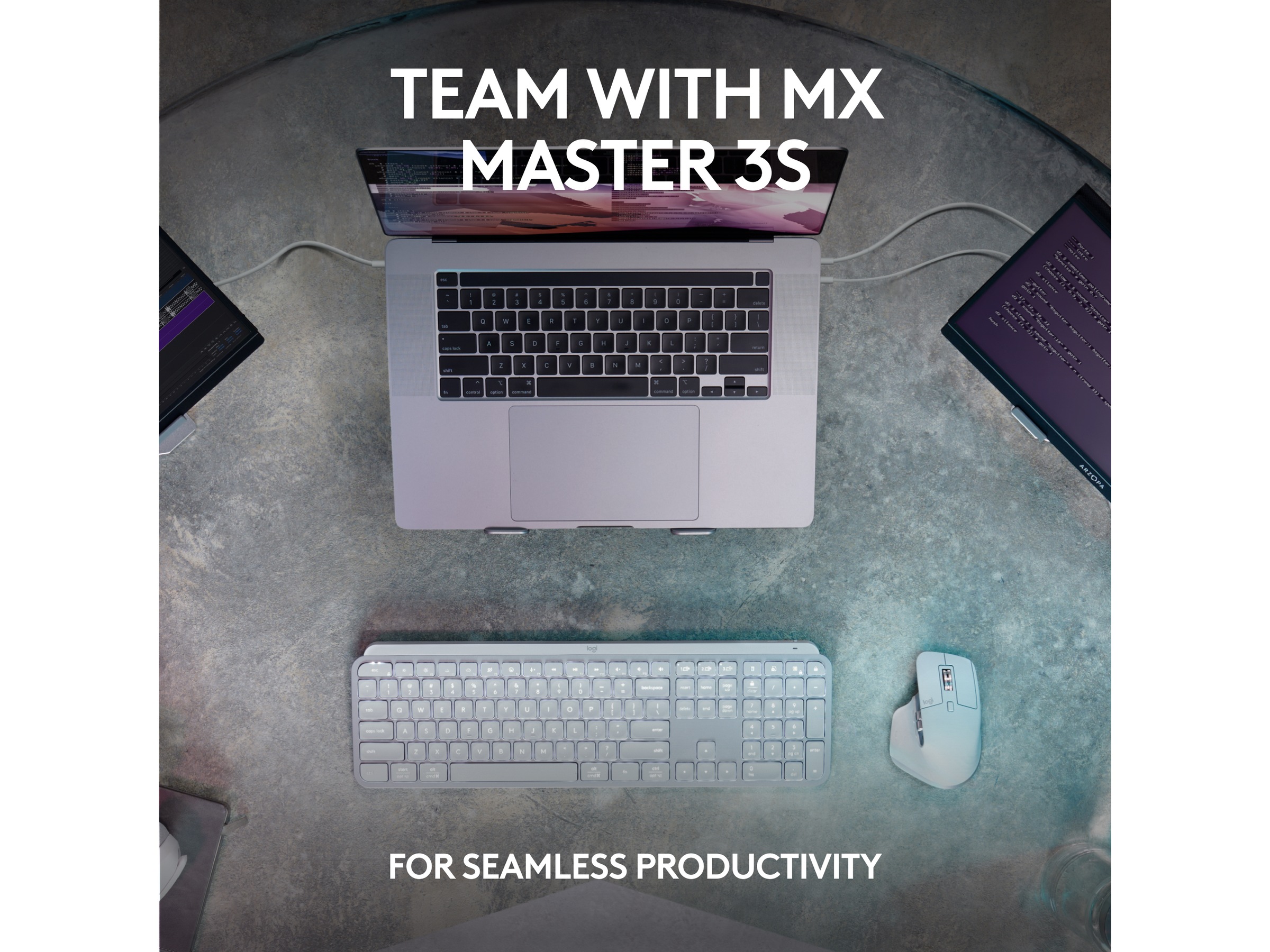 Logitech MX Keys S Trådlöst tangentbord (graphite) Tangentbord