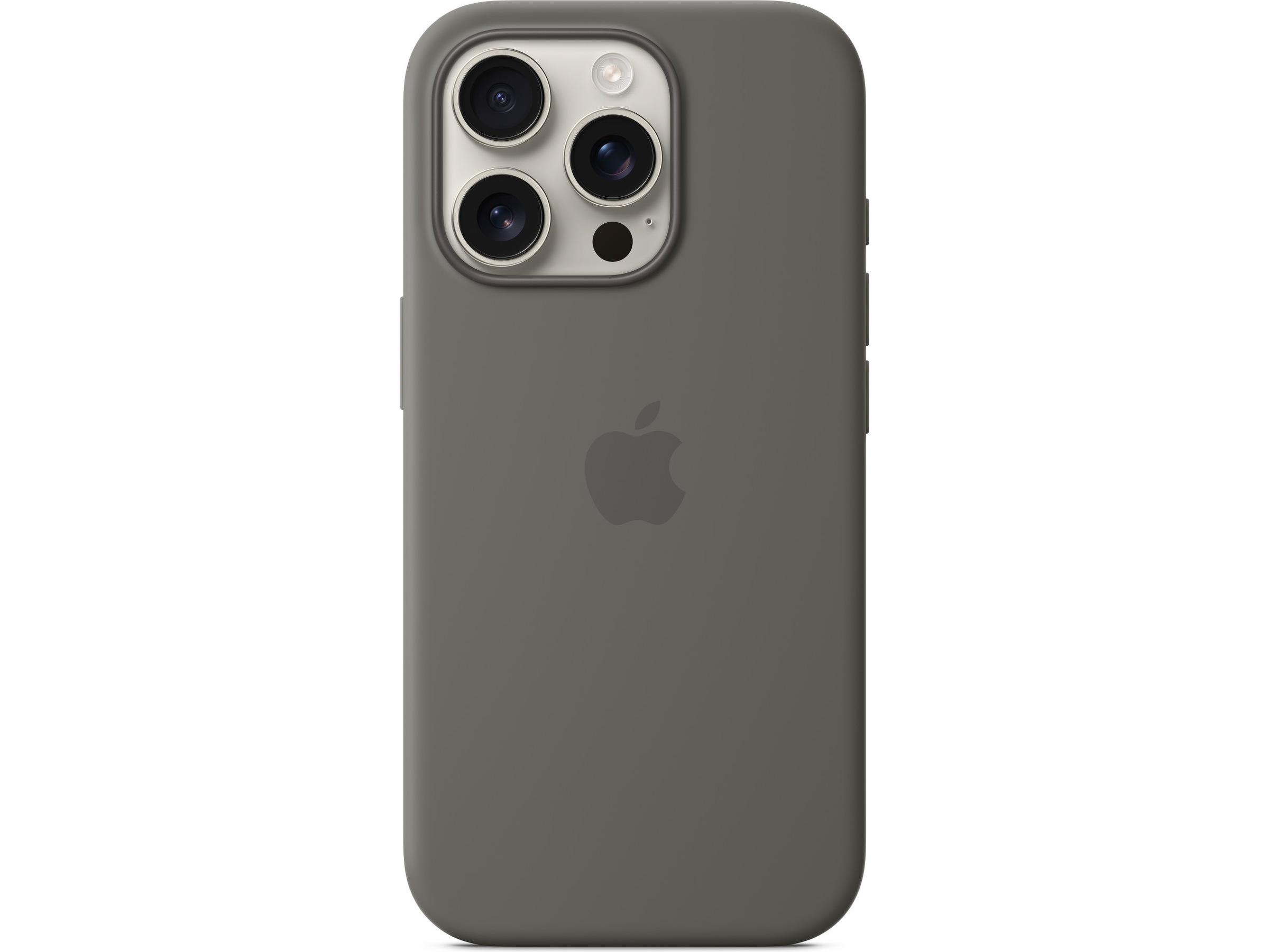 Apple iPhone 16 Pro Silikonskal (granitgrå) Mobilskal