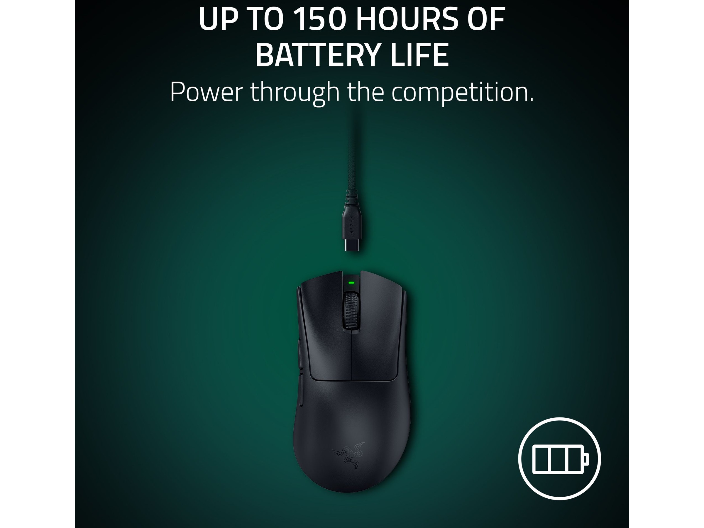 Razer DeathAdder V4 Pro trådlös gamingmus (svart) Gamingmus
