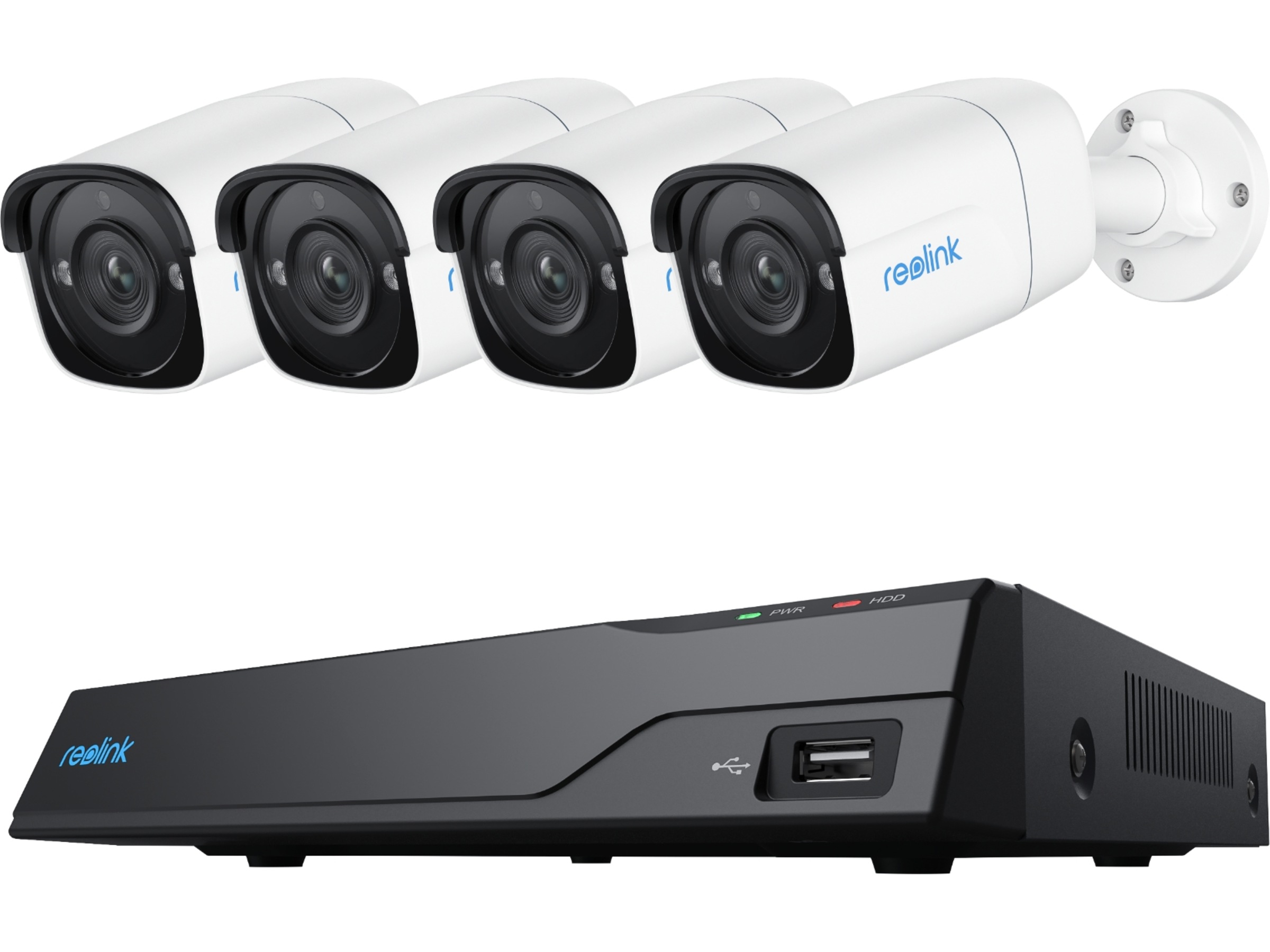 Reolink NVS8-5MB4 NVR med 4 kameror Övervakningskamera