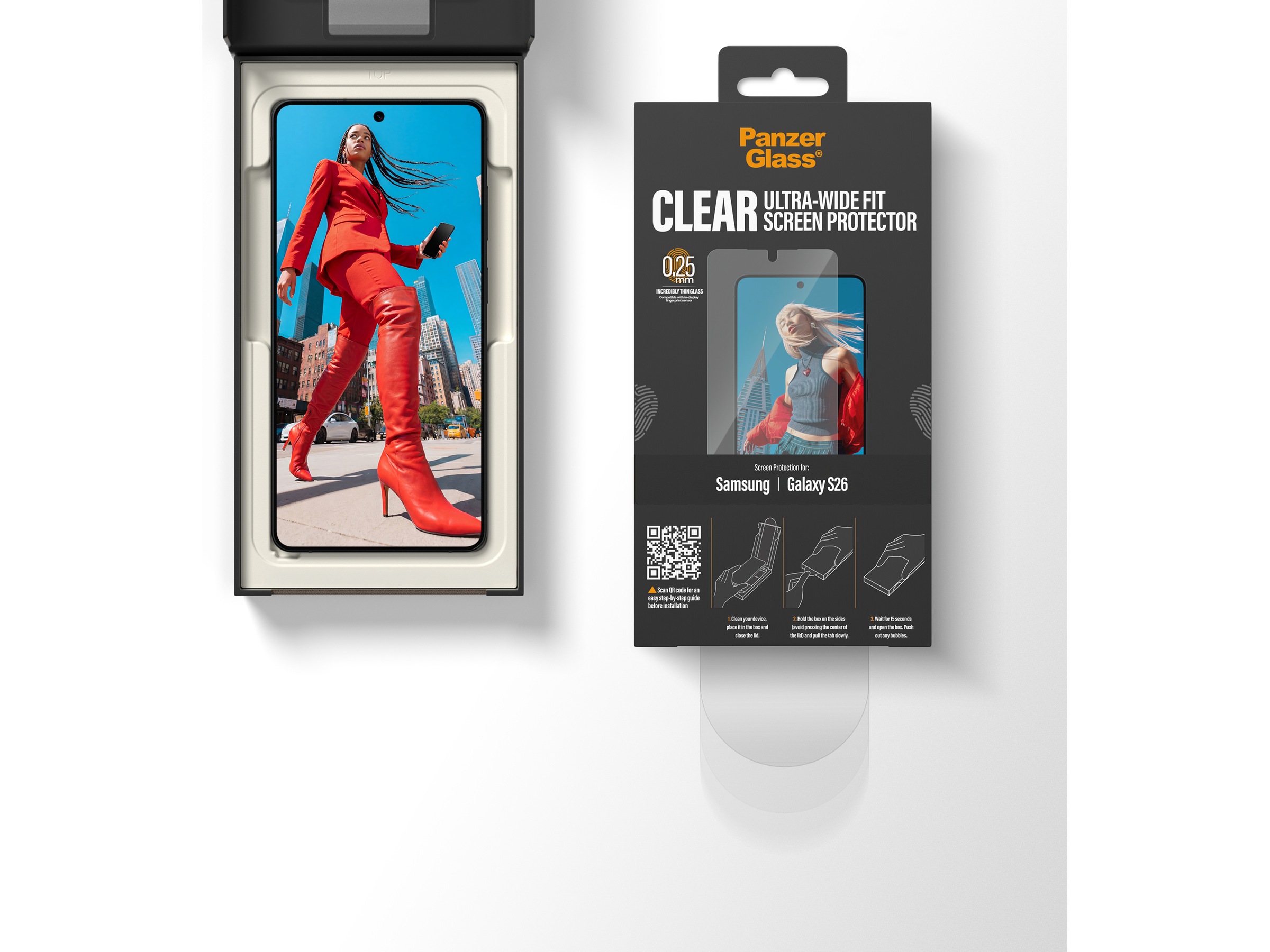 PanzerGlass Galaxy S26 skärmskydd Skärmskydd mobiltelefon
