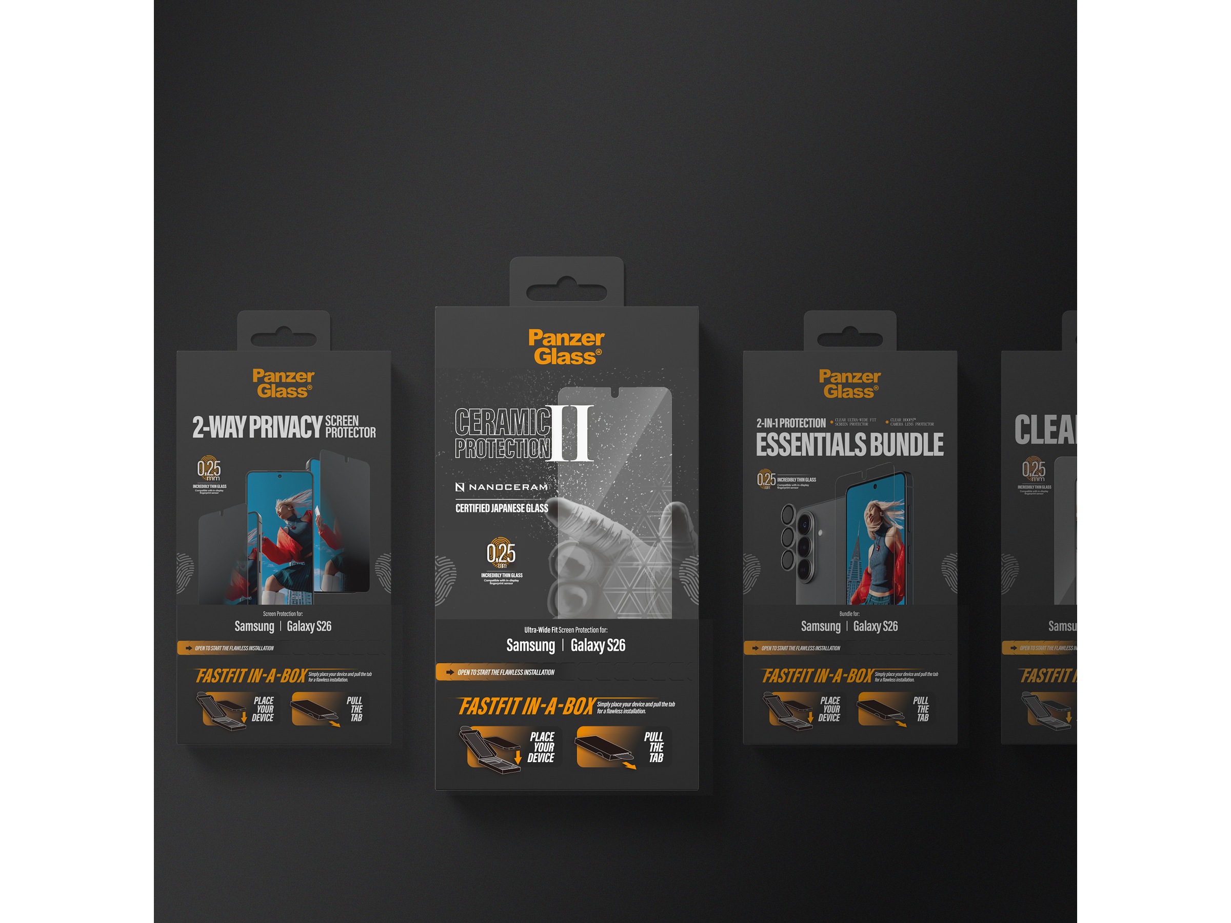 PanzerGlass Galaxy S26 skärmskydd Skärmskydd mobiltelefon