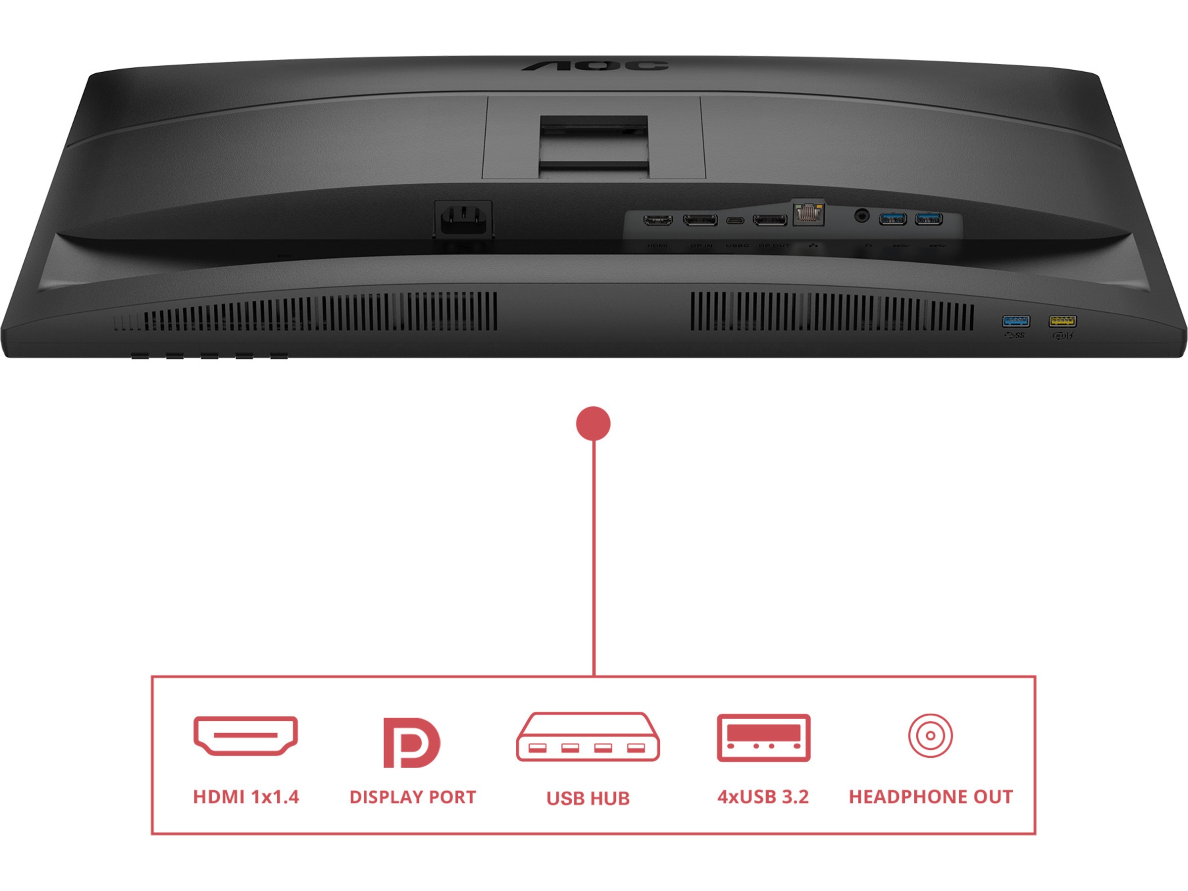 AOC 27" skärm 27E4CV Bildskärmar
