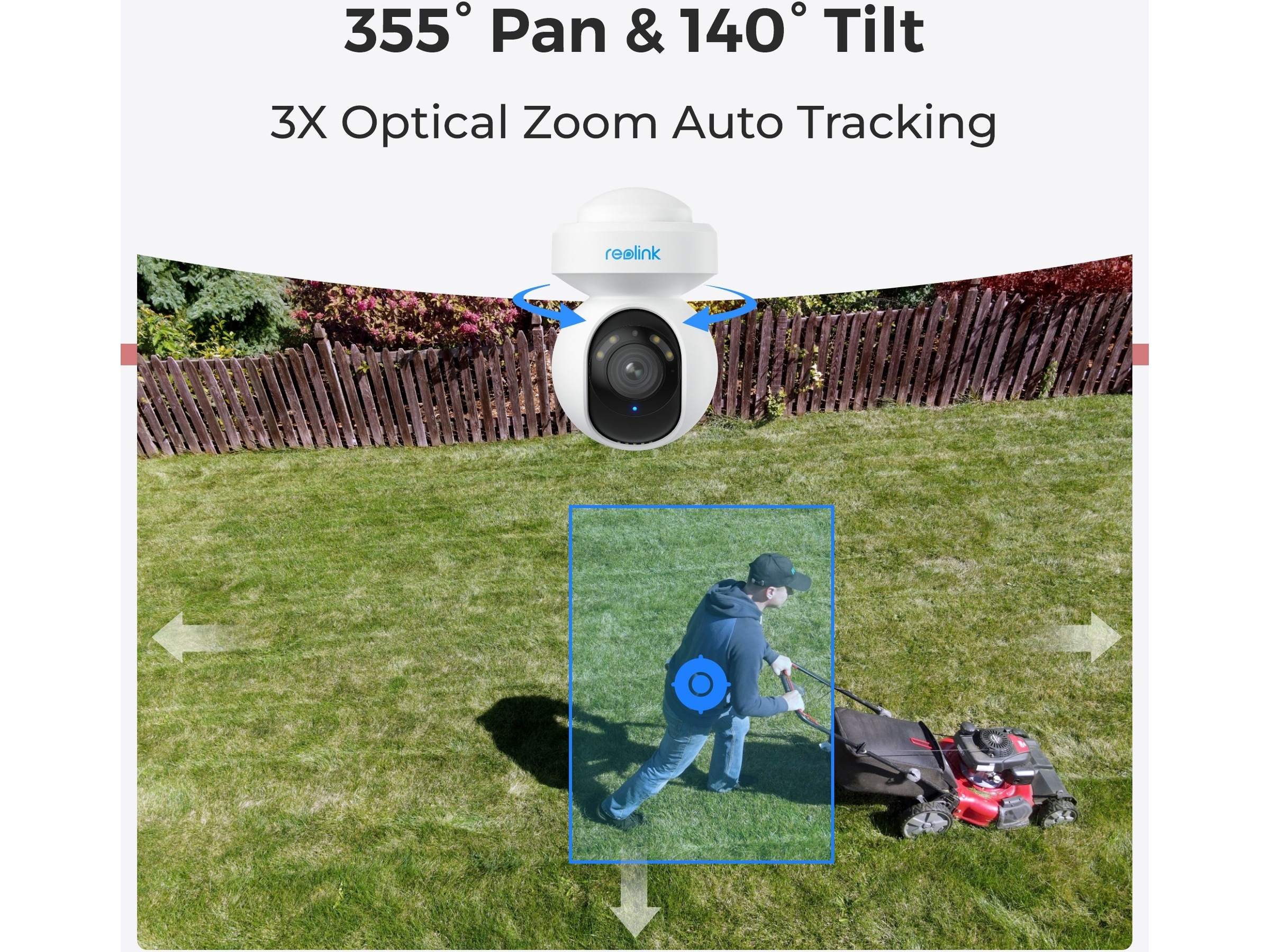 Reolink E1 Outdoor WiFi utomhus övervakningskamera 4-pack Övervakningskamera