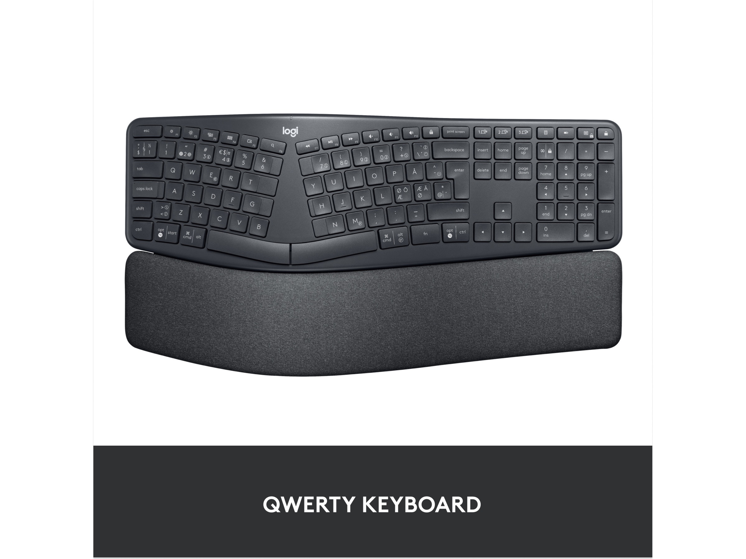 Logitech ERGO K860 Trådlös Tangentbord Tangentbord