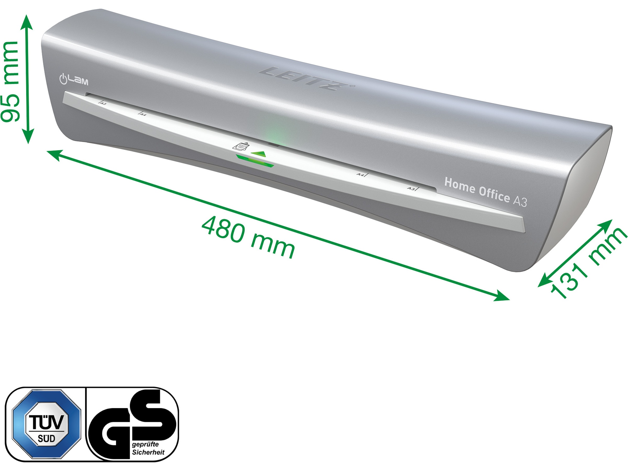 Leitz Lamineringsmaskin iLAM HOME Office A3 Laminatorer