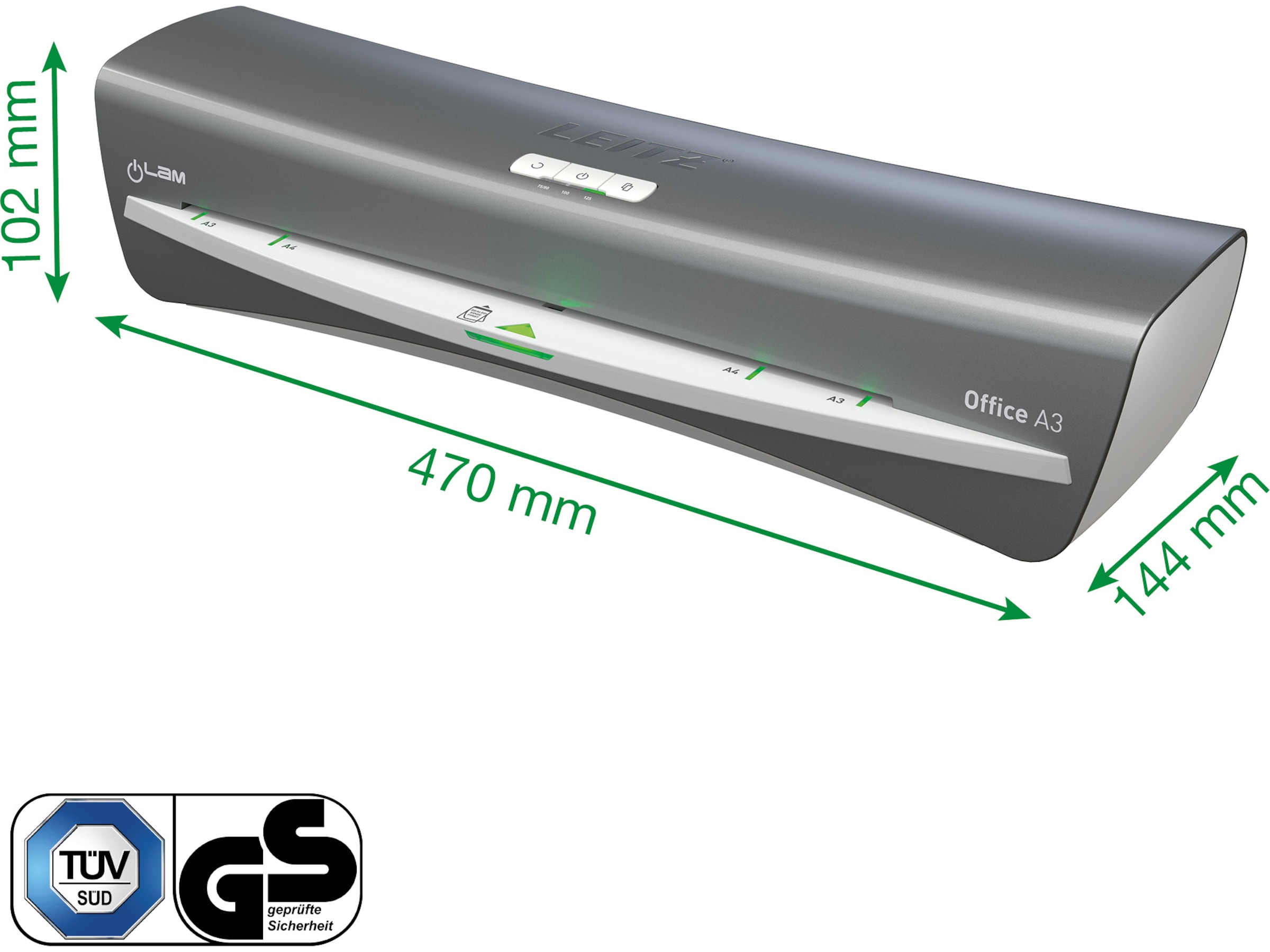 Leitz Lamineringsmaskine iLAM A3 Office Laminatorer