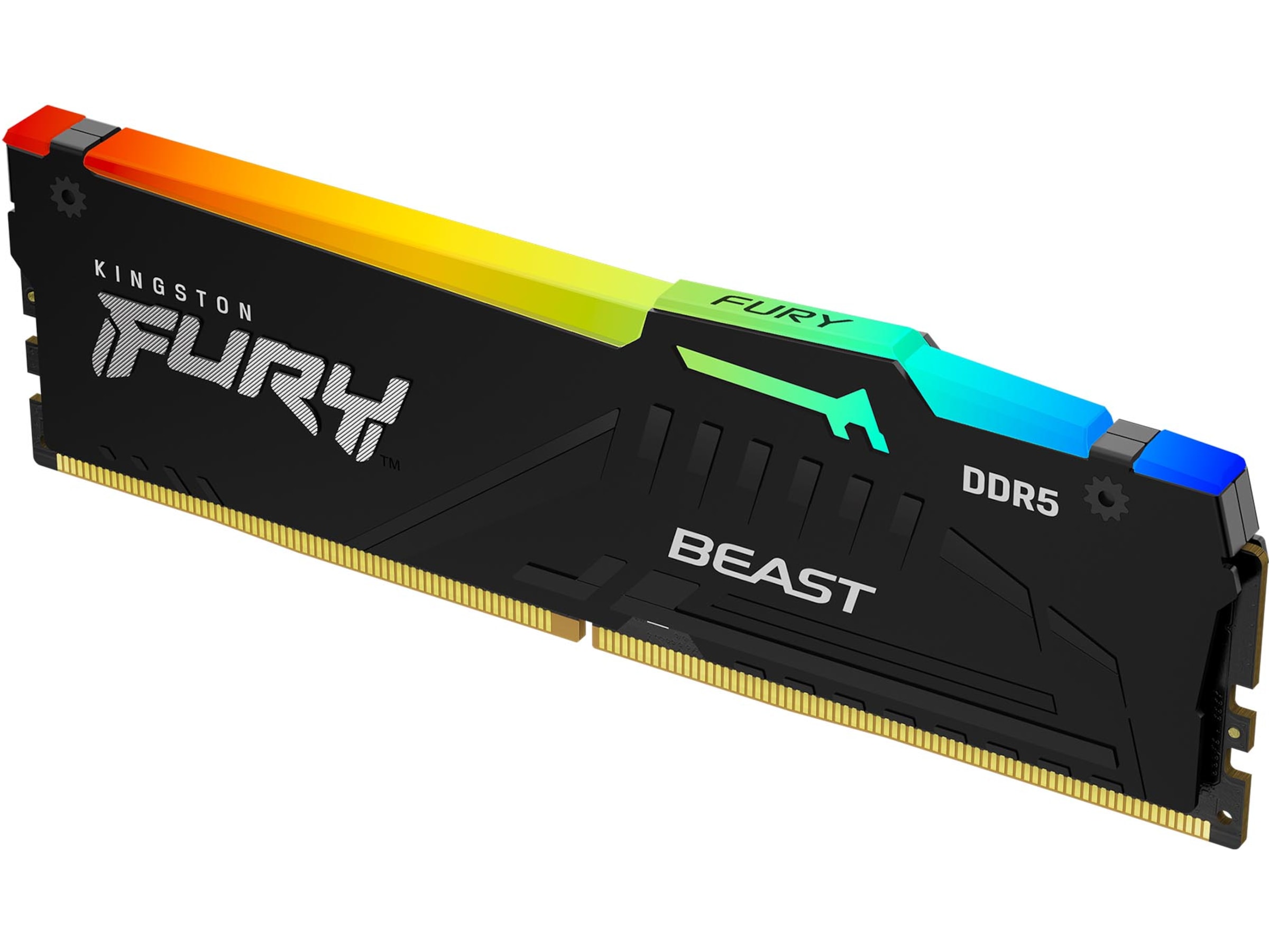 Kingston FURY Beast RGB 6000MHz DDR5 16GB (svart) Minne