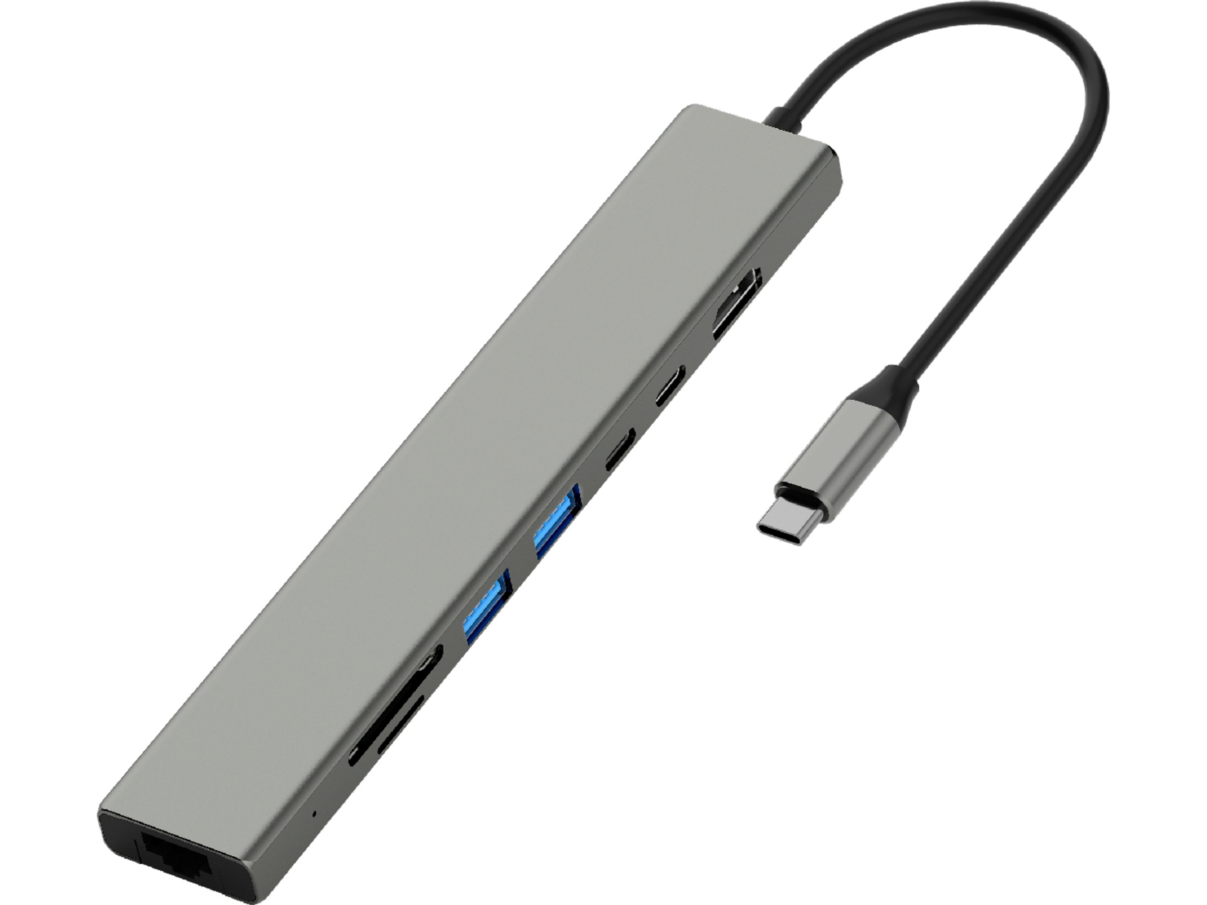 Andersson USB-C Hub (grå) Dockningsstation och USB-hub