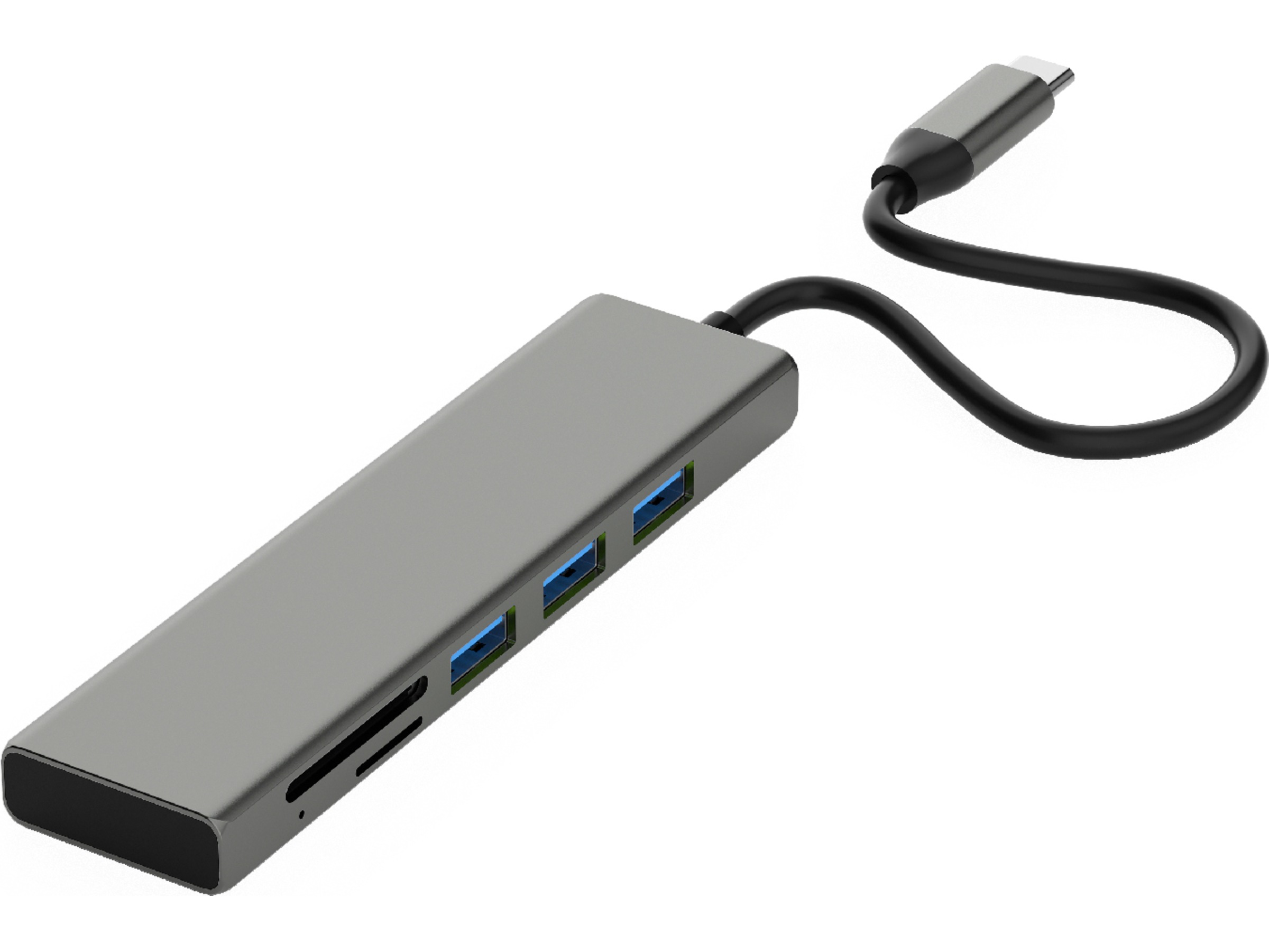 Andersson USB-C Hub (grå) Dockningsstation och USB-hub