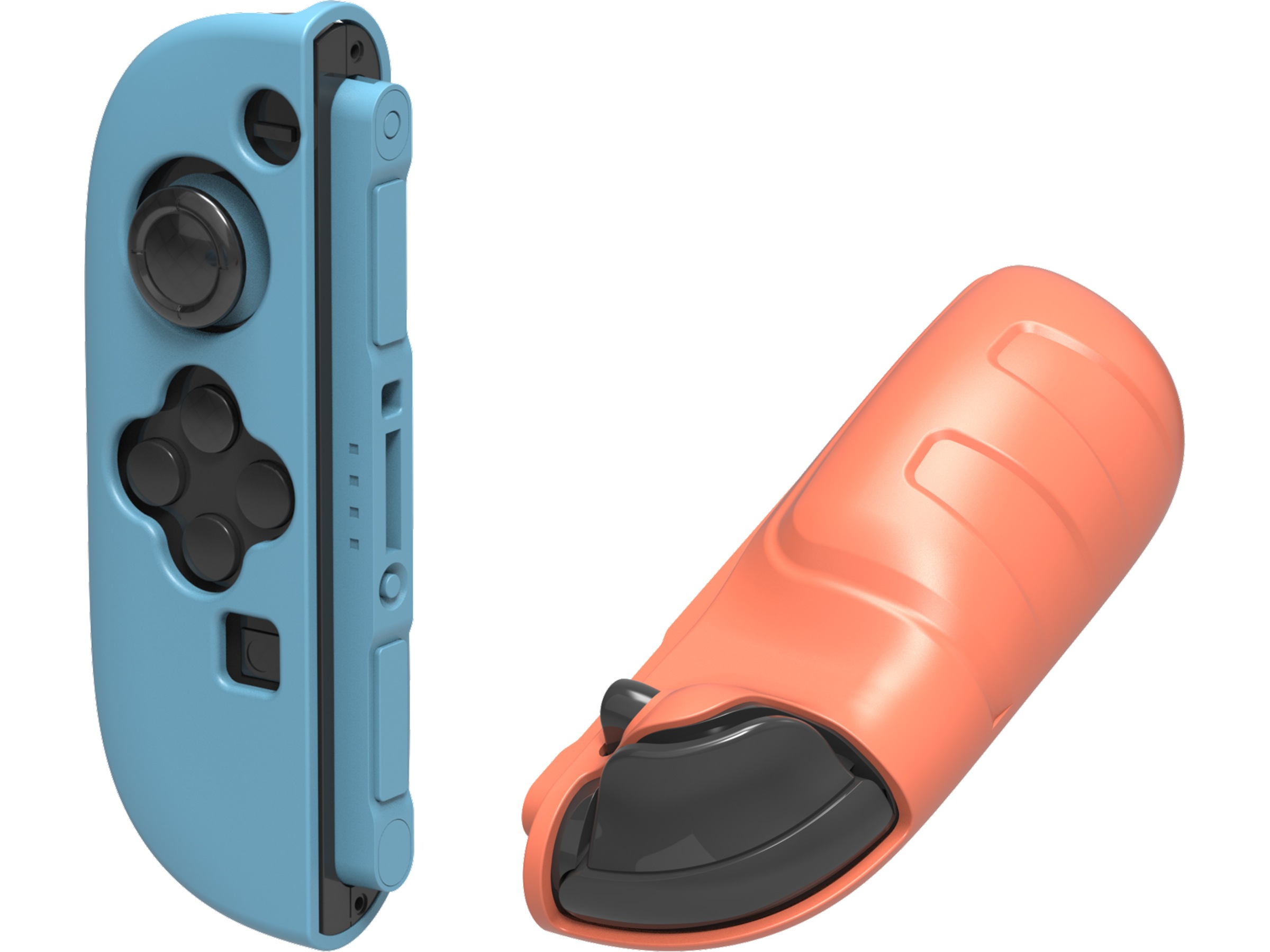 Gaminja Nintendo Switch 2 Joy-Con 2 Silikongrepp (blå/orange) Tillbehör till spelkonsoler
