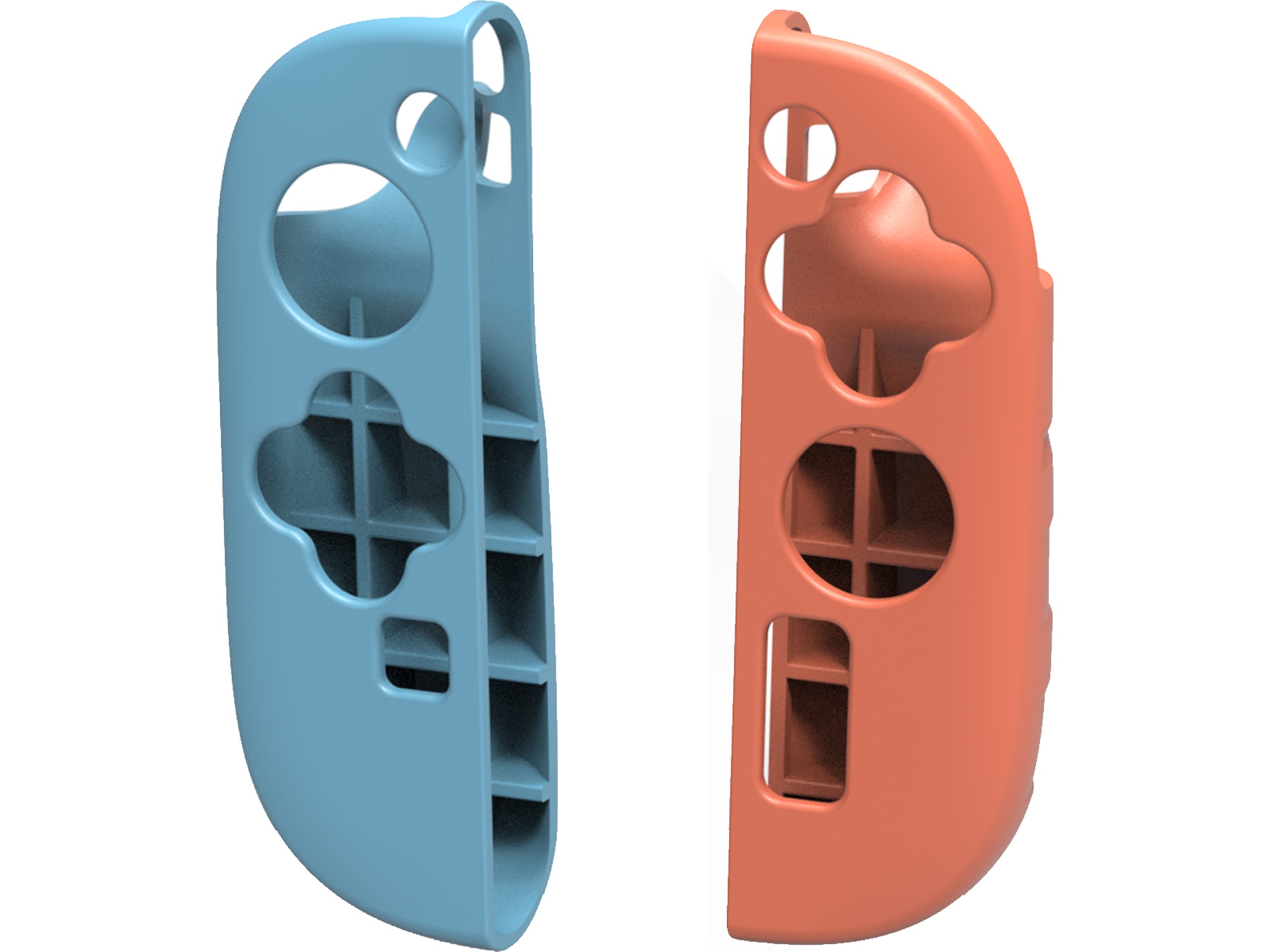 Gaminja Nintendo Switch 2 Joy-Con 2 Silikongrepp (blå/orange) Tillbehör till spelkonsoler