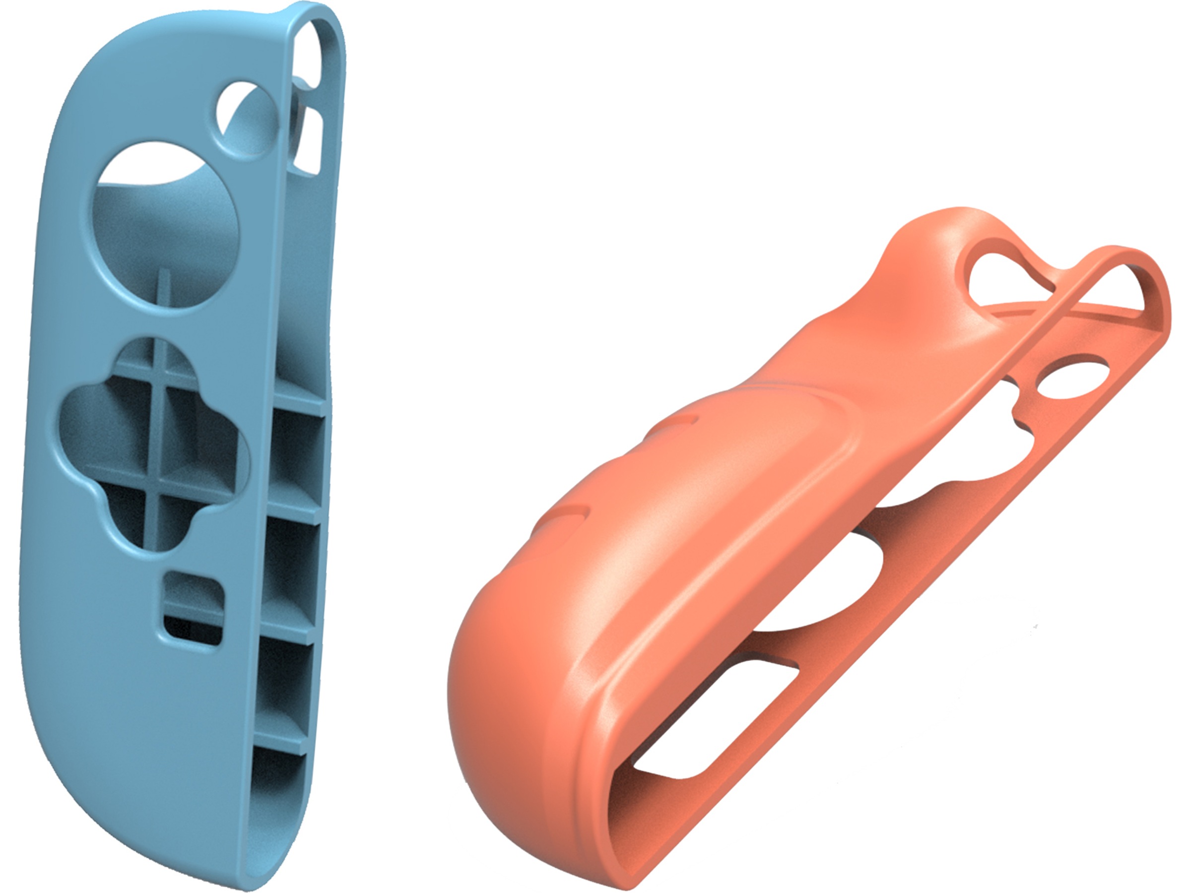 Gaminja Nintendo Switch 2 Joy-Con 2 Silikongrepp (blå/orange) Tillbehör till spelkonsoler