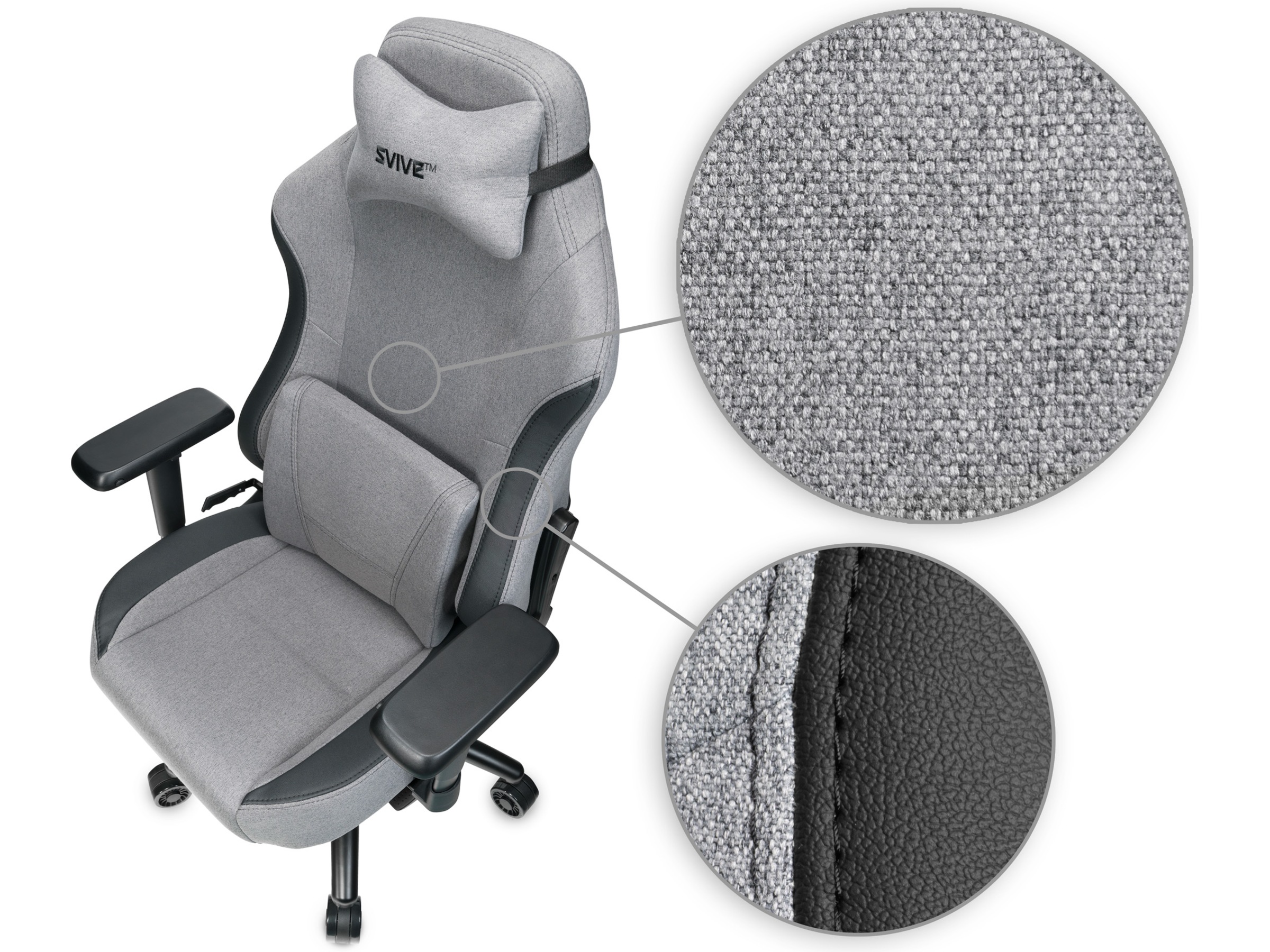 Svive Gemini gamingstol (mörk grå) Gamingstolar