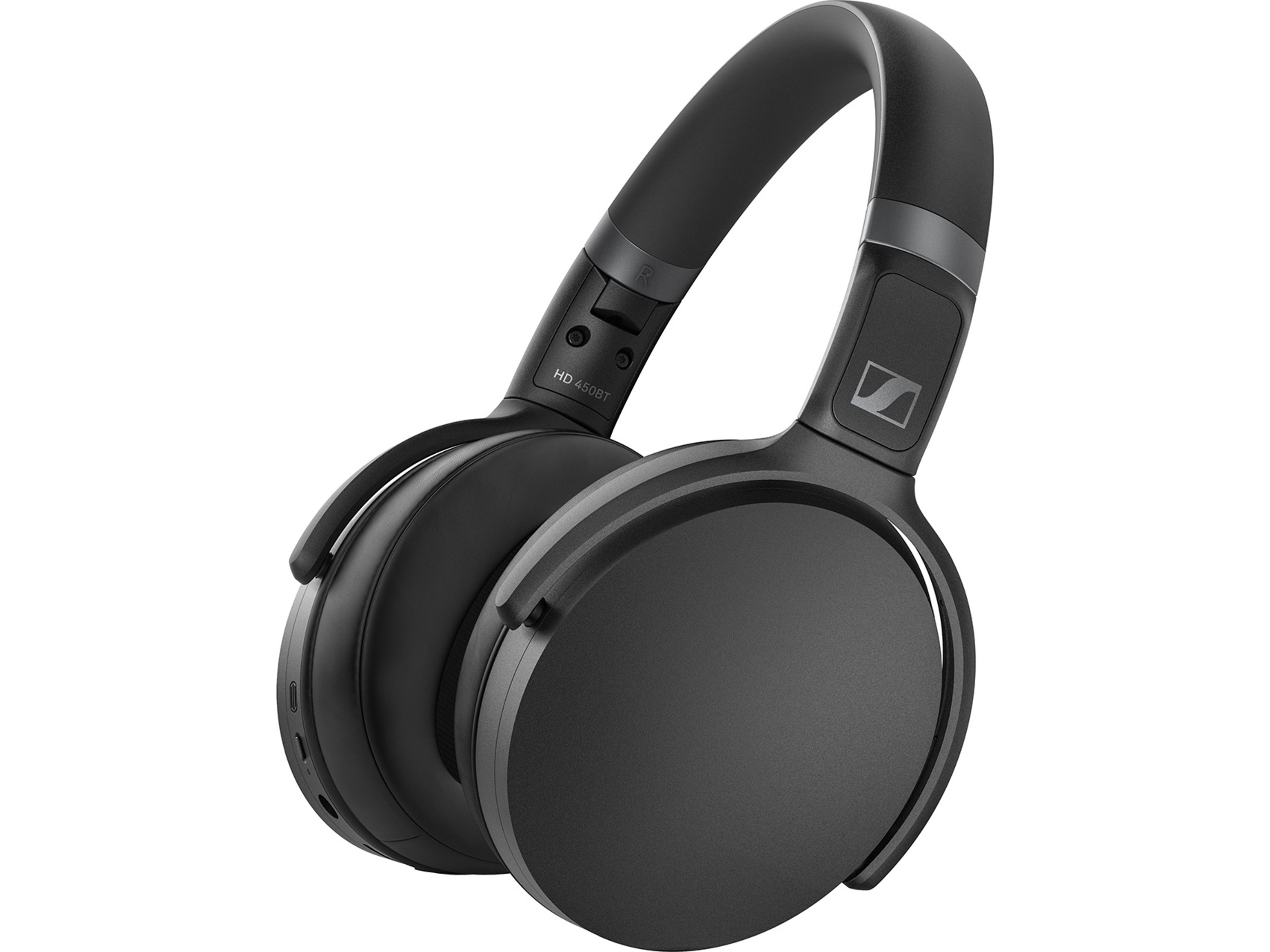 Sennheiser HD 450BT trådlösa hörlurar, On-Ear (svart) Hörlurar