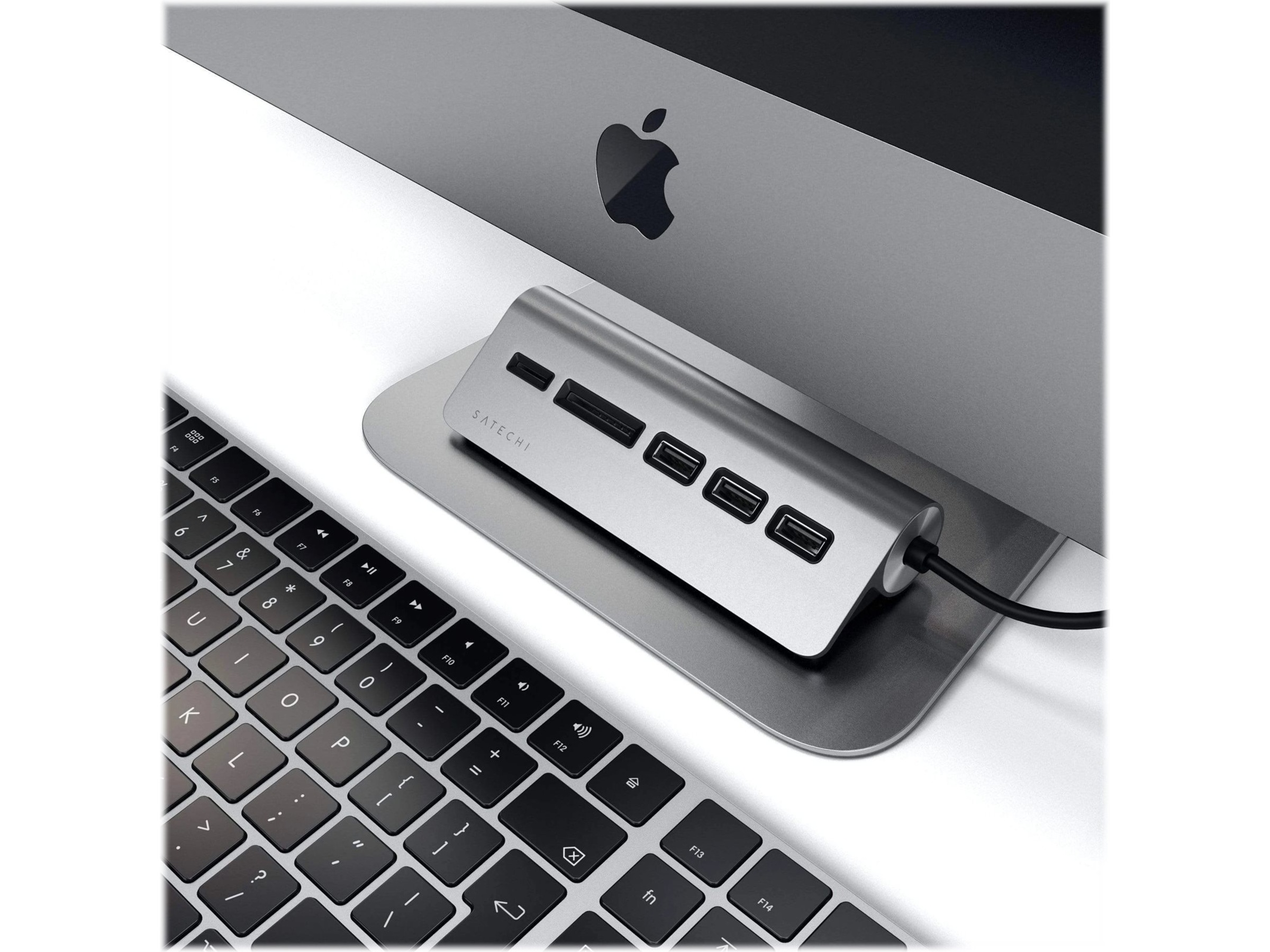 Satechi USB-C Combo Hub (space grey) Dockningsstation och USB-hub
