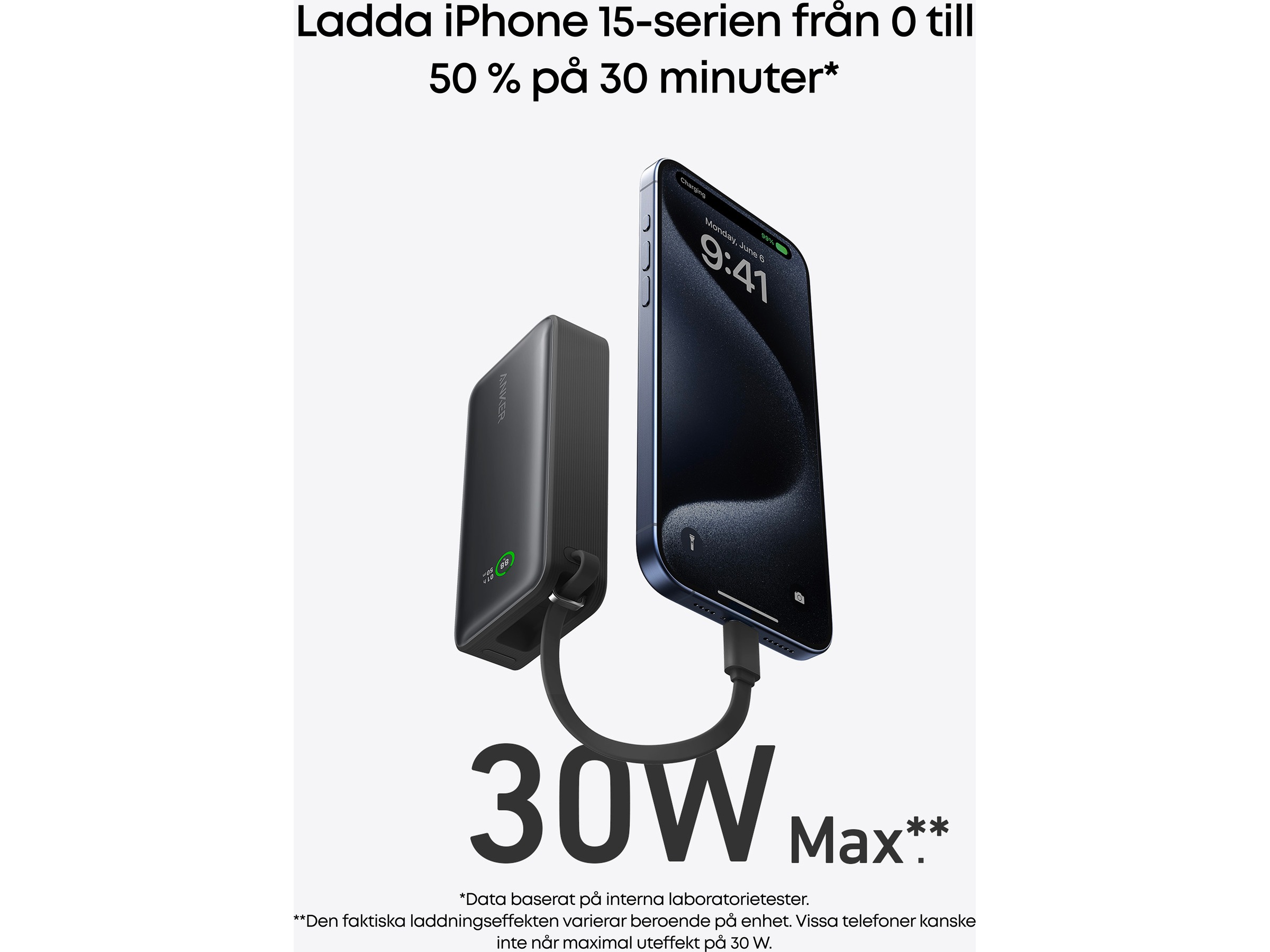 Anker 545 Nano Powerbank 10000mAh (grøn) Powerbank