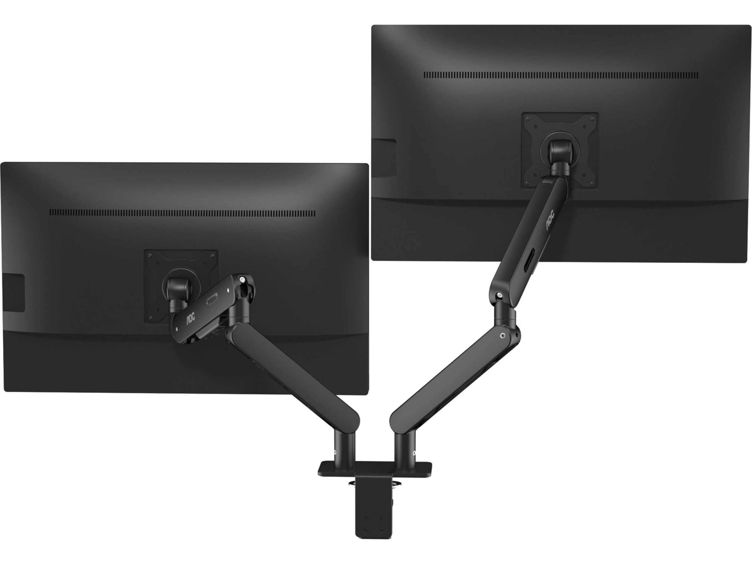 AOC AM420B dubbel monitorarm för skärm 17-34" (svart) Bord och väggfäste