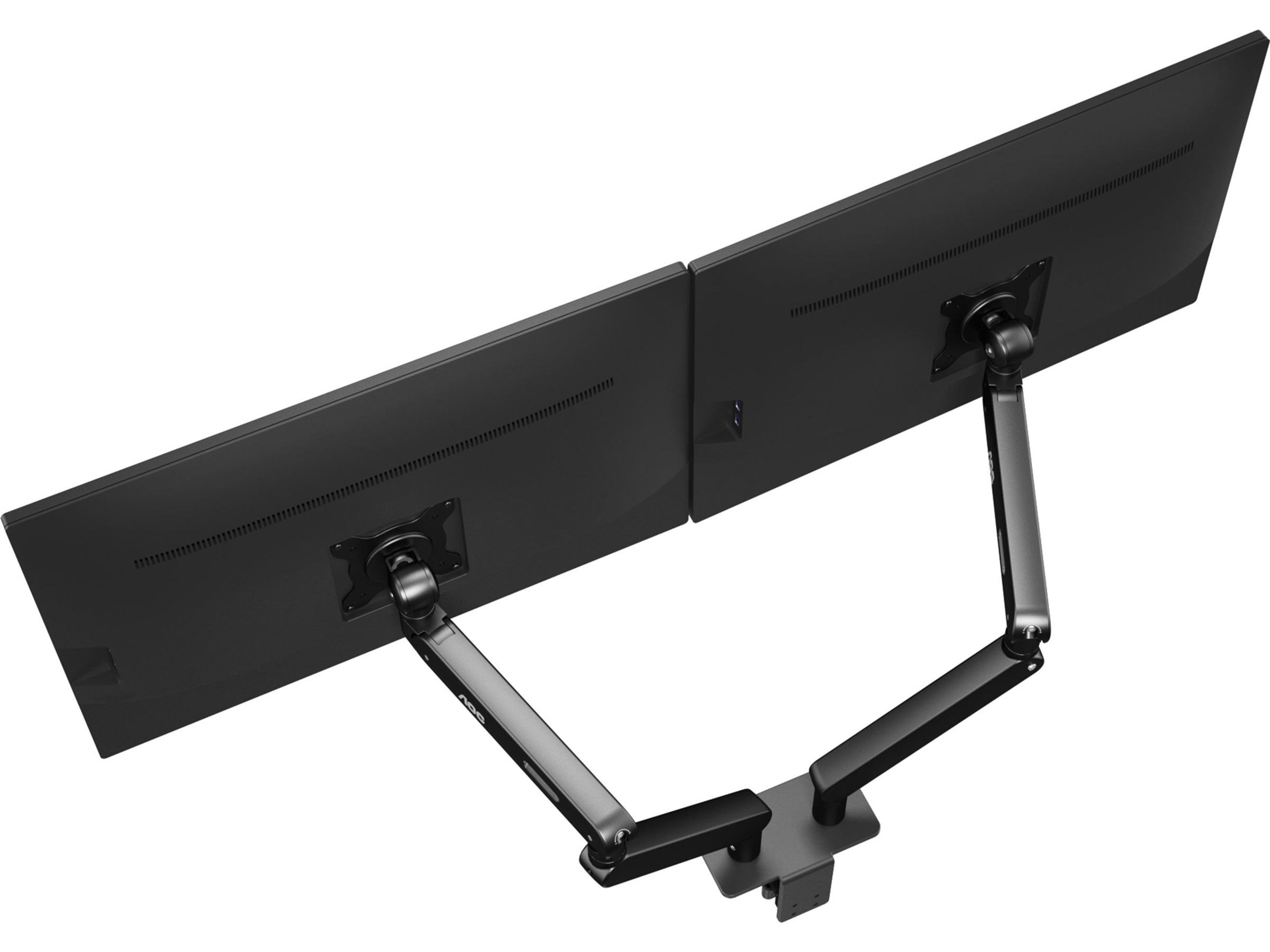 AOC AM420B dubbel monitorarm för skärm 17-34" (svart) Bord och väggfäste