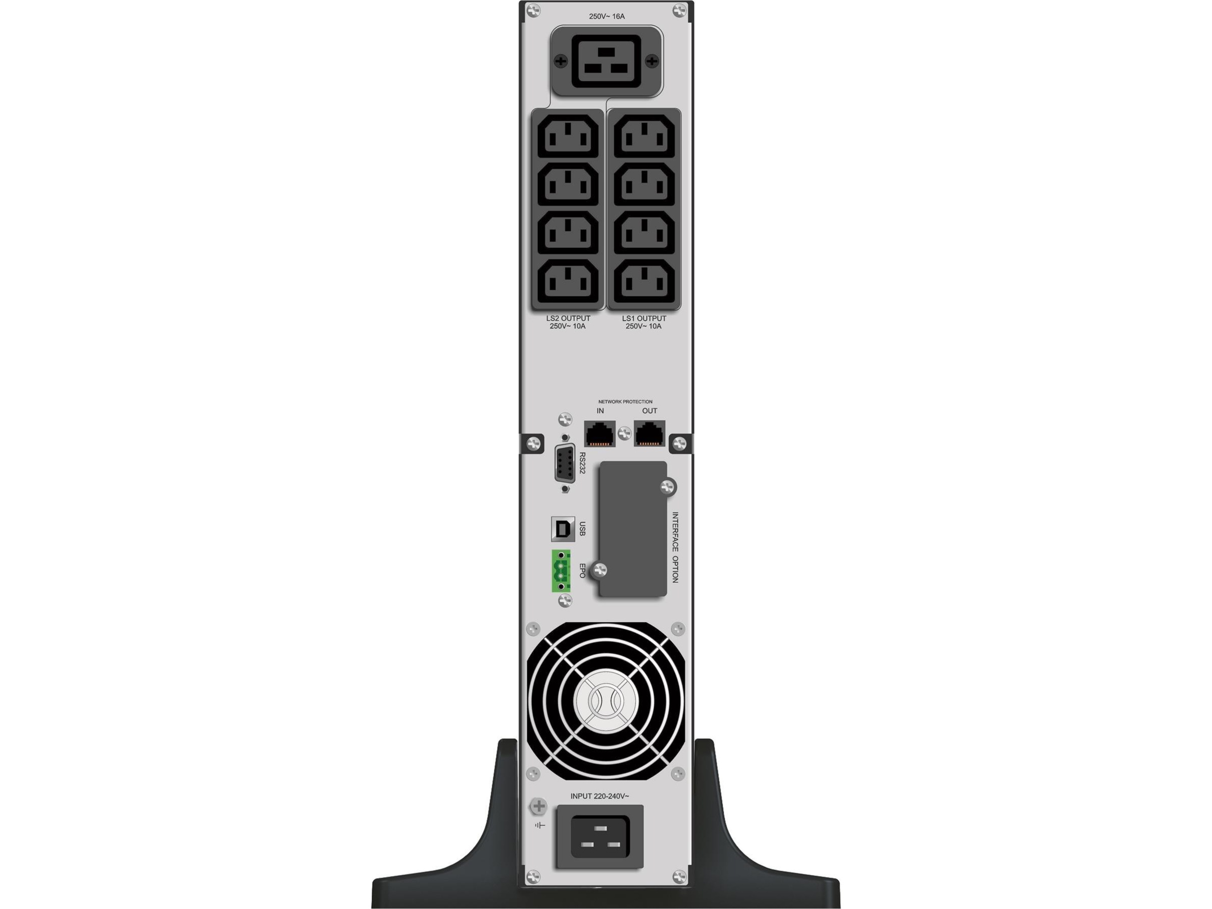 BlueWalker PW UPS VI 3000 RT HID UPS och UPS-batteri