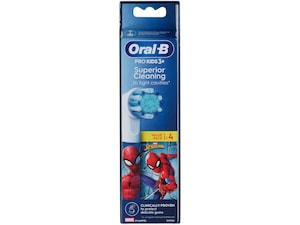 Oral-B Spiderman Refill tandborsthuvuden 4-pack Tandborsthuvud