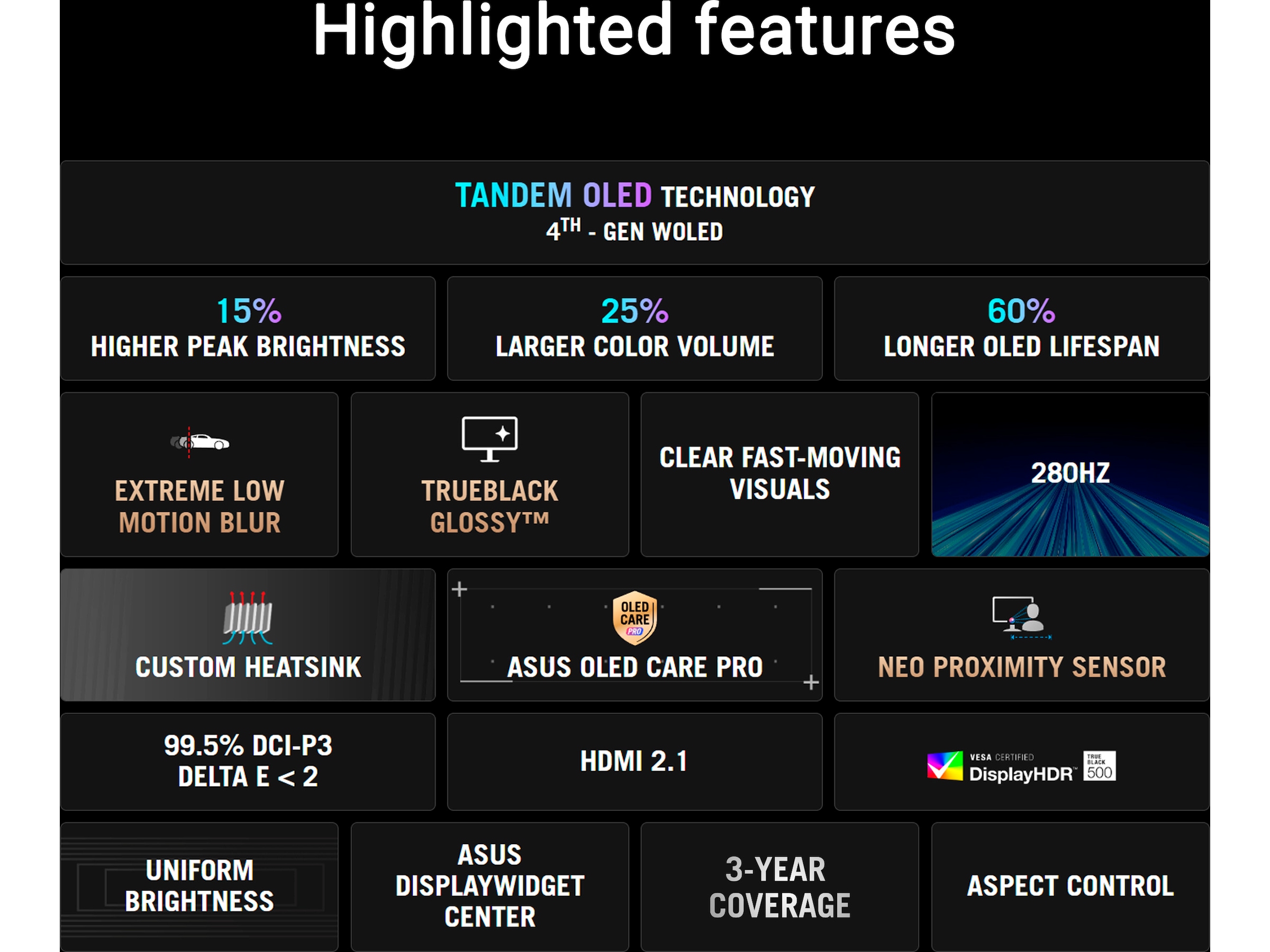 ASUS 27" gamingskärm ROG Strix XG27AQWMG Gamingskärmar
