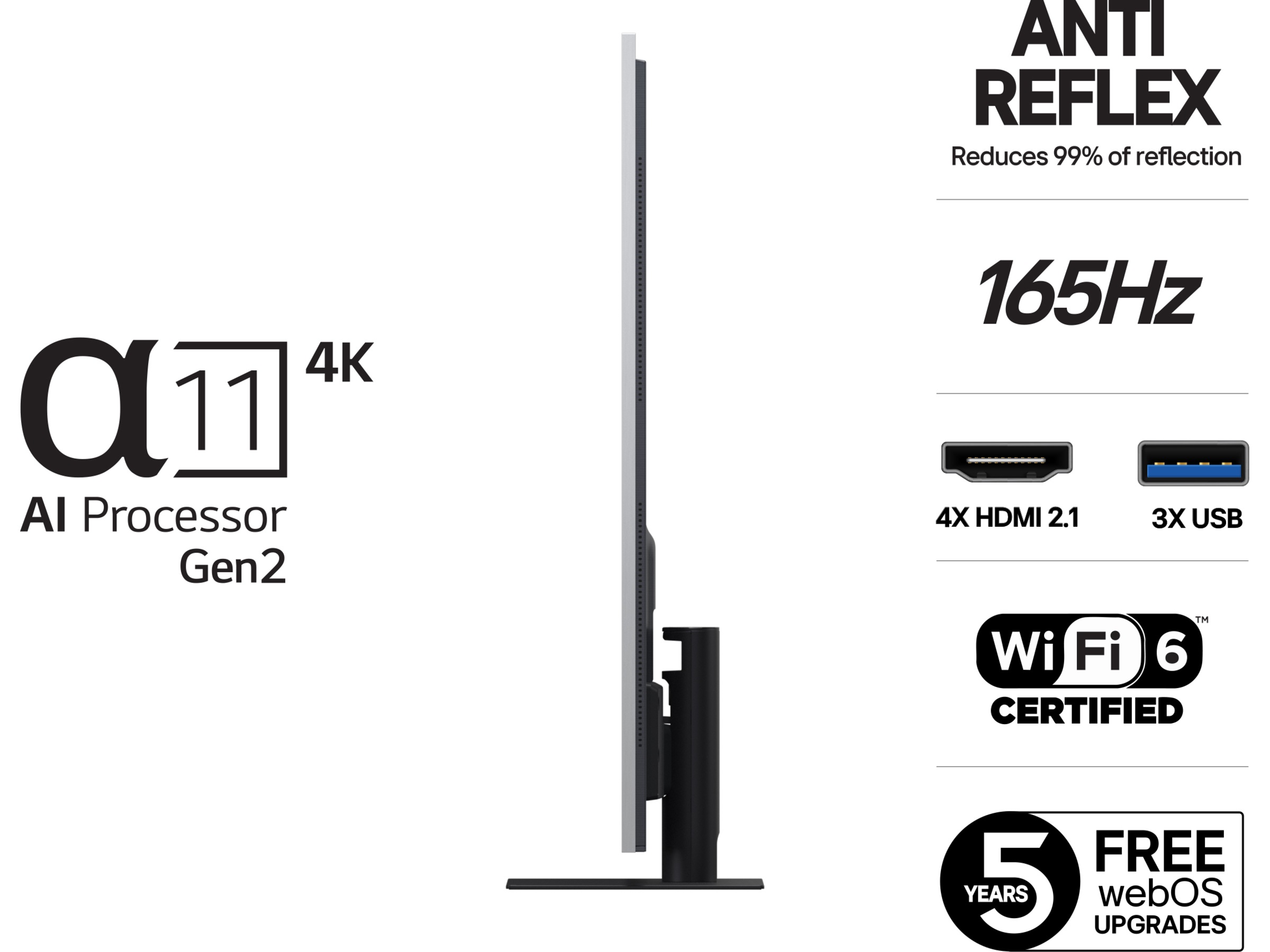 LG 65" G5 AI 4K OLED Smart TV (2025) 60 - 69 tums TV