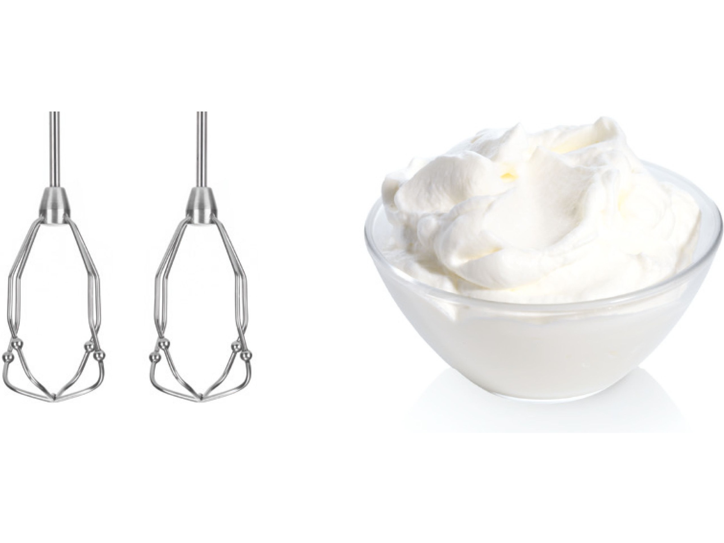 BOSCH MFQ40301 handmixer vanilj / silver Stavmixers & elvispar