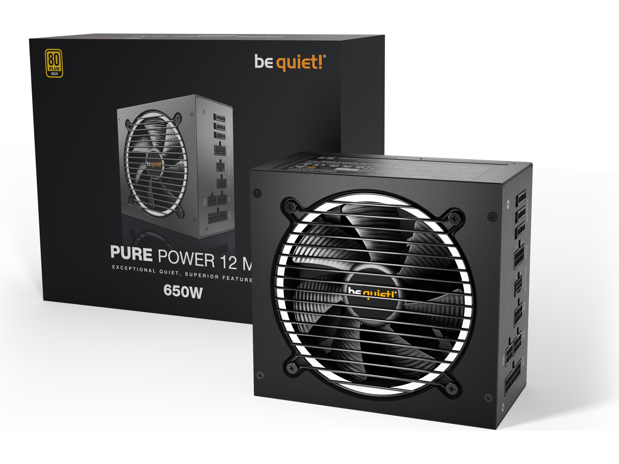 be quiet! PURE POWER 12 M | 650W Nätaggregat