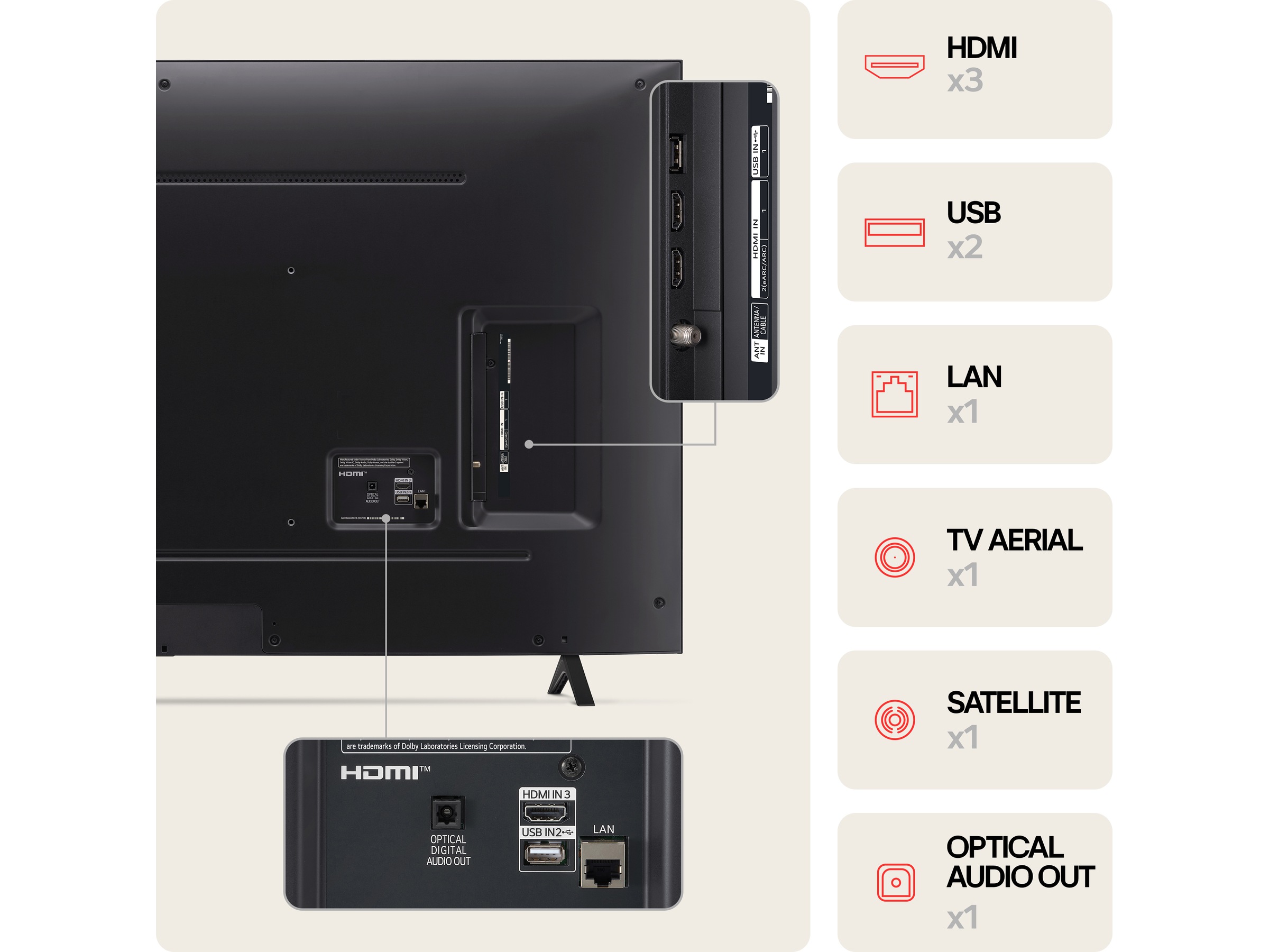 LG 55'' NANO 81 4K TV (2024) 55NANO81T6A 50 - 59 tums TV