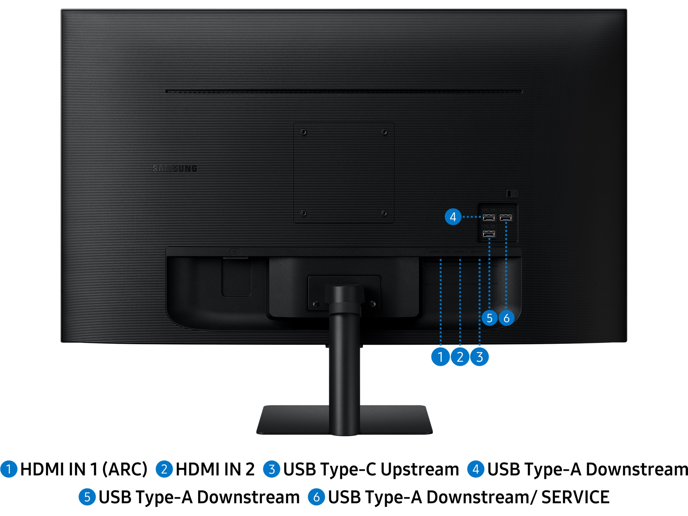 Samsung 32" 4K smart skärm M7 32FM702 (svart) Bildskärmar