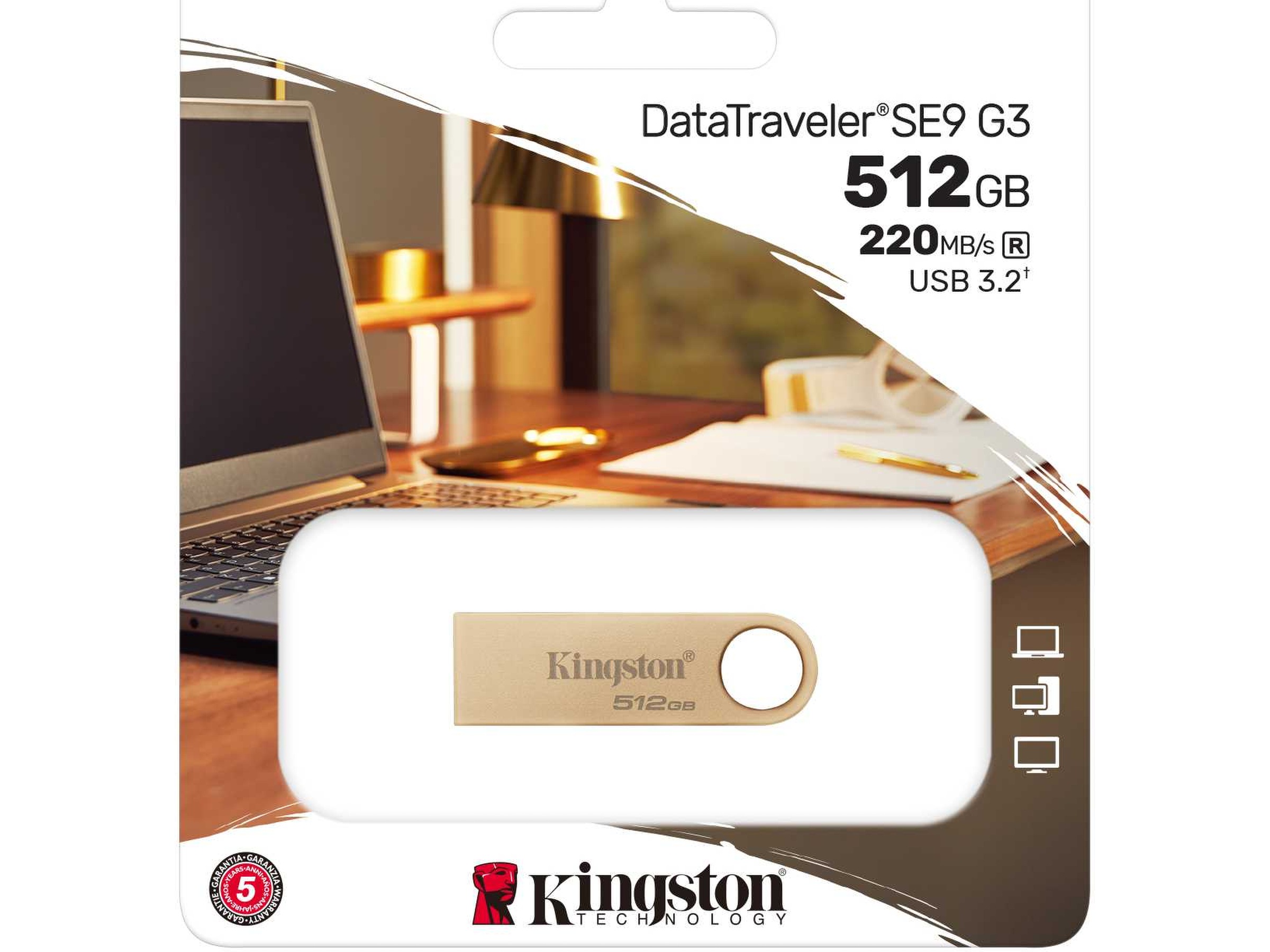 Kingston DataTraveler DTSE9 512GB USB-minnen