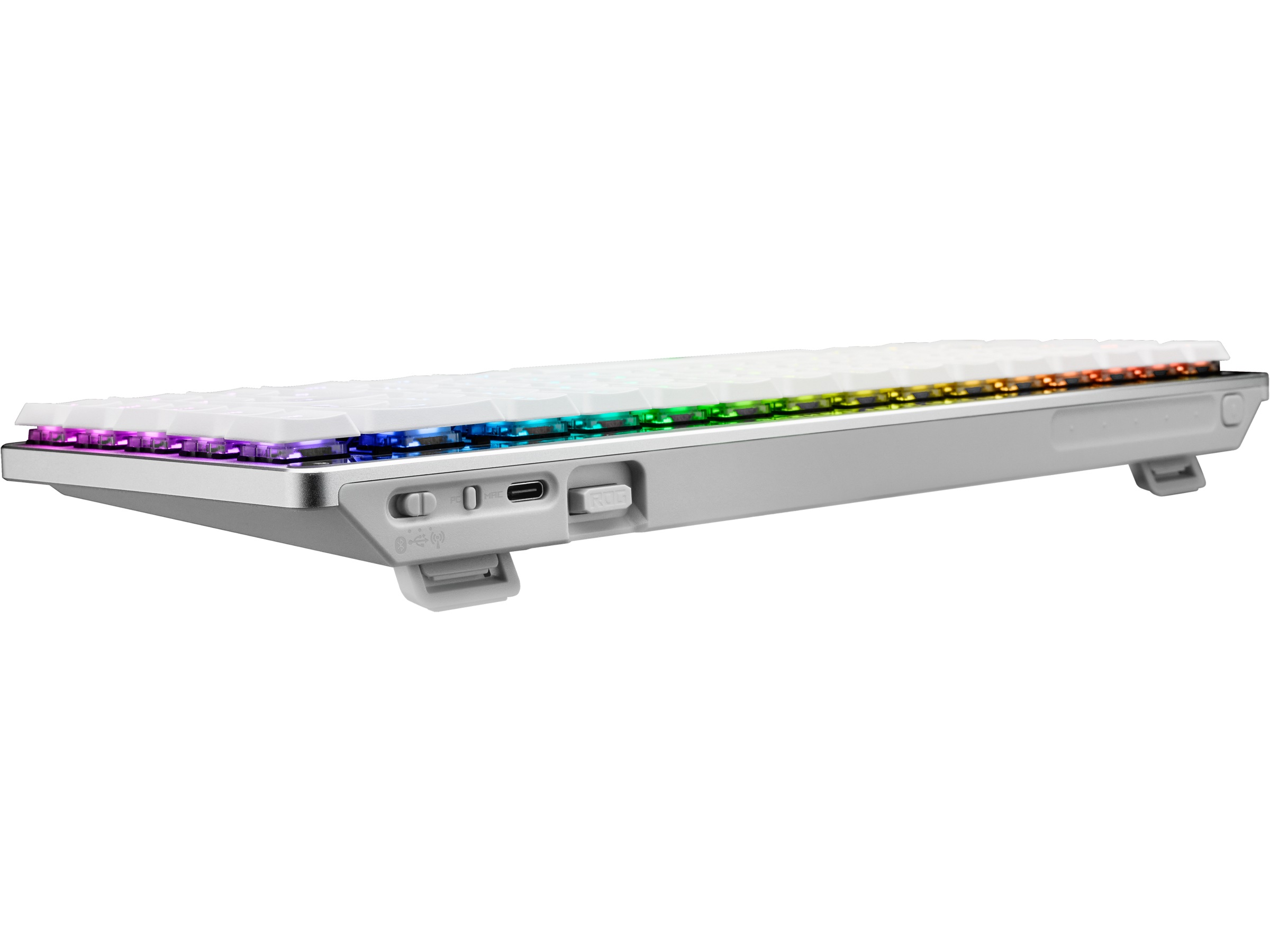 ASUS ROG Falchion RX Low Profile Optical trådlöst gamingtangentbord(vit) Gamingtangentbord