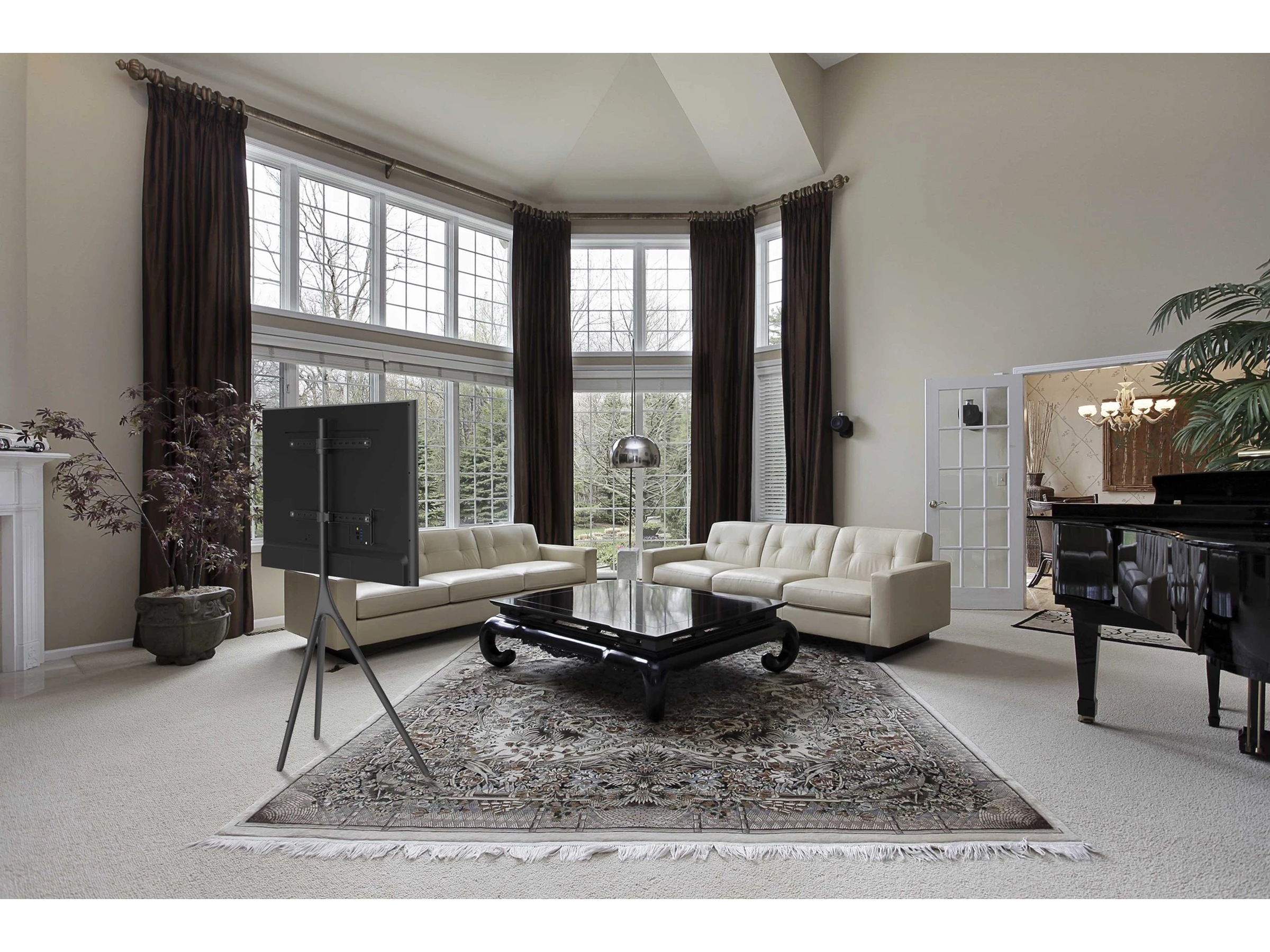 Andersson ATS golvstativ TV 32-65" (svart) Väggfäste & TV-stativ