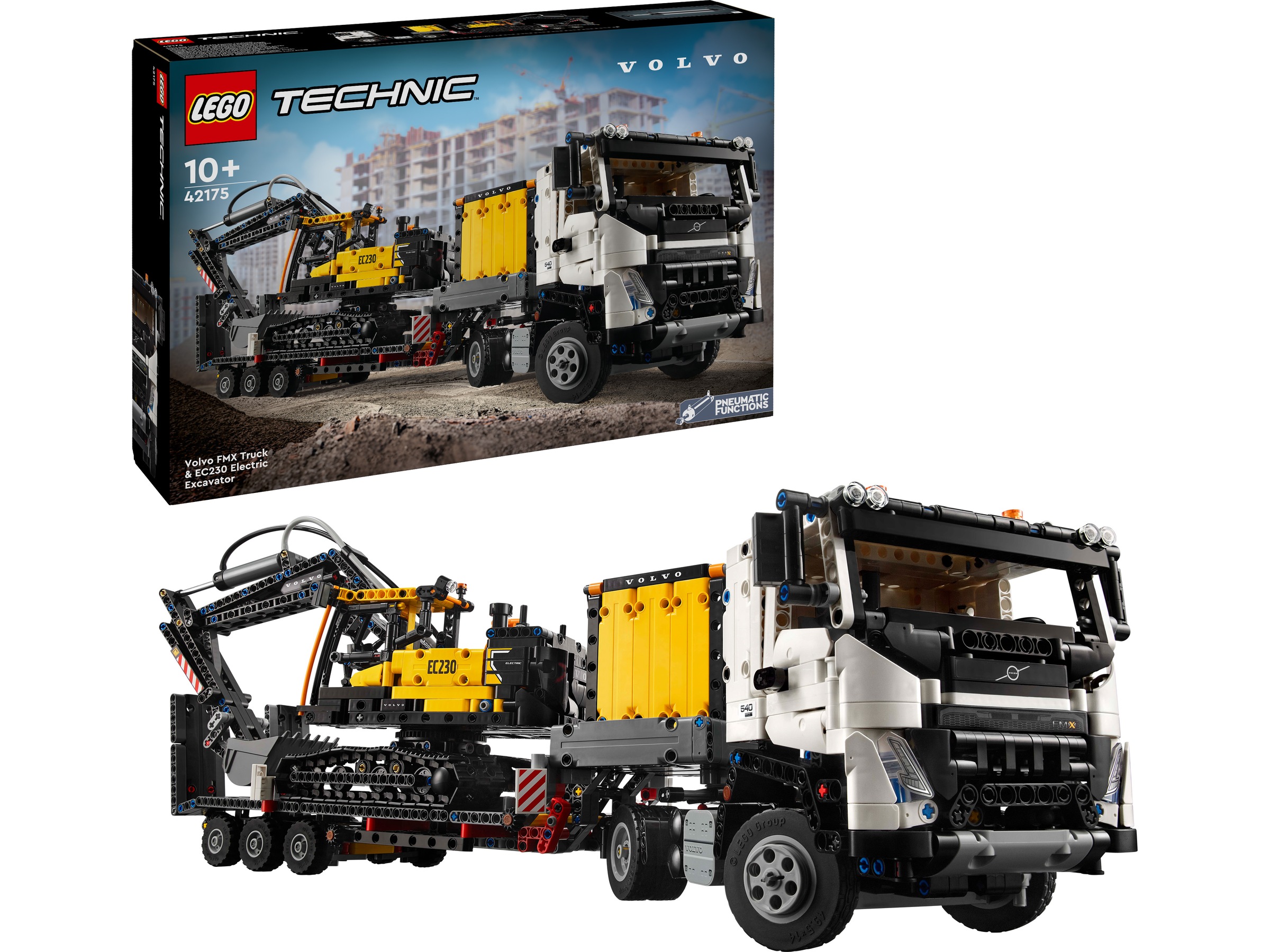 LEGO Technic Volvo FMX lastbil & EC230 elektrisk grävmaskin 42175 LEGO