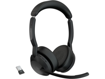 Jabra Evolve2 55 Link380a MS stereo Trådlöst headset