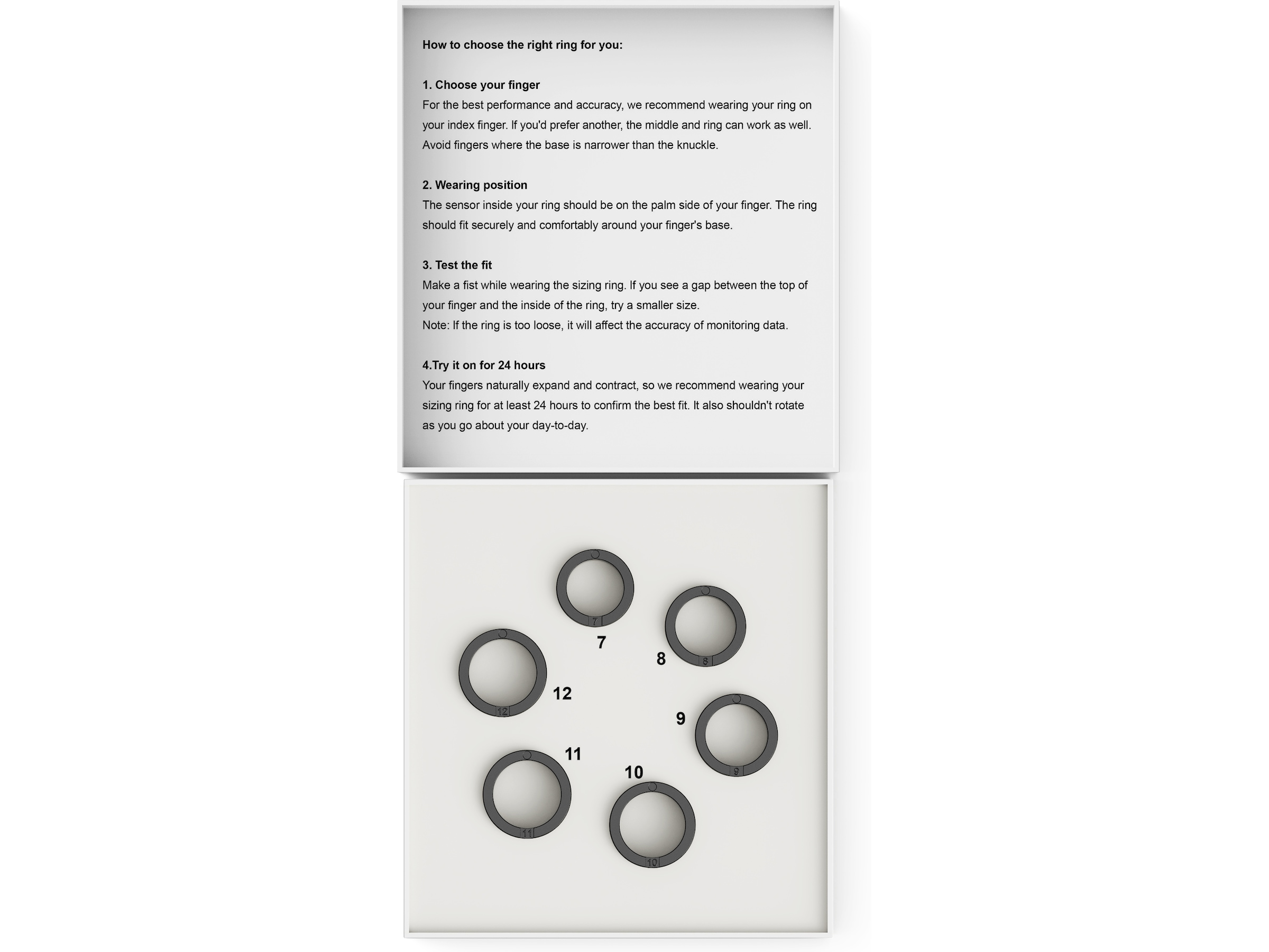 HAVIT Smart Ring Sizing Kit Smart ring
