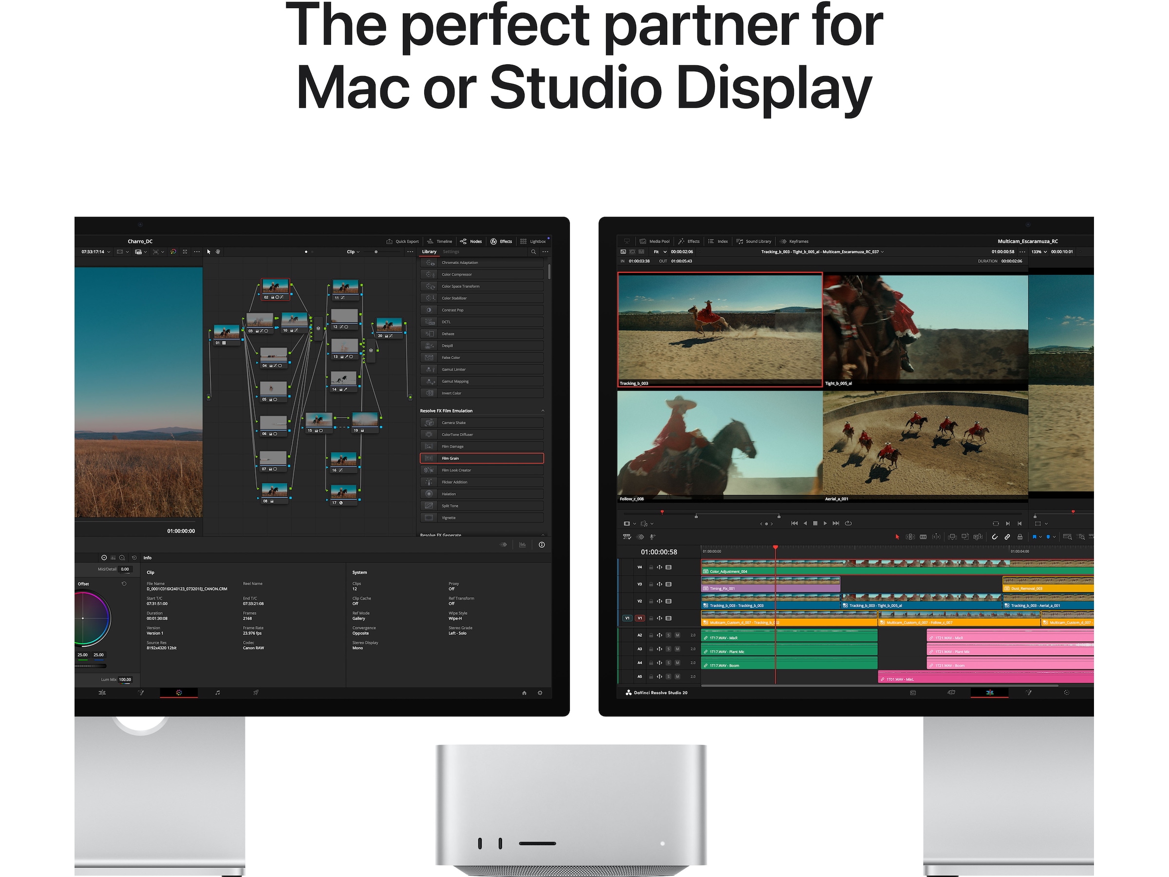 Apple Studio Display XDR (2026) Standard Glass - stativ med vinkel- och höjdjustering Bildskärmar