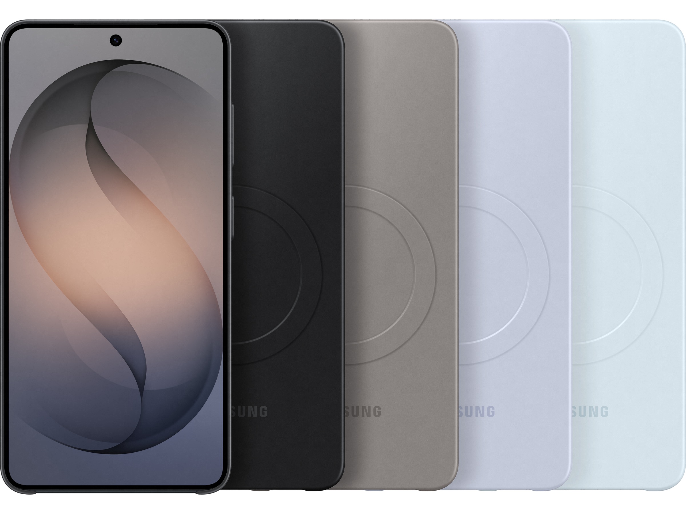 Samsung Galaxy S26 Slim Magnet Case (grå) Mobilskal