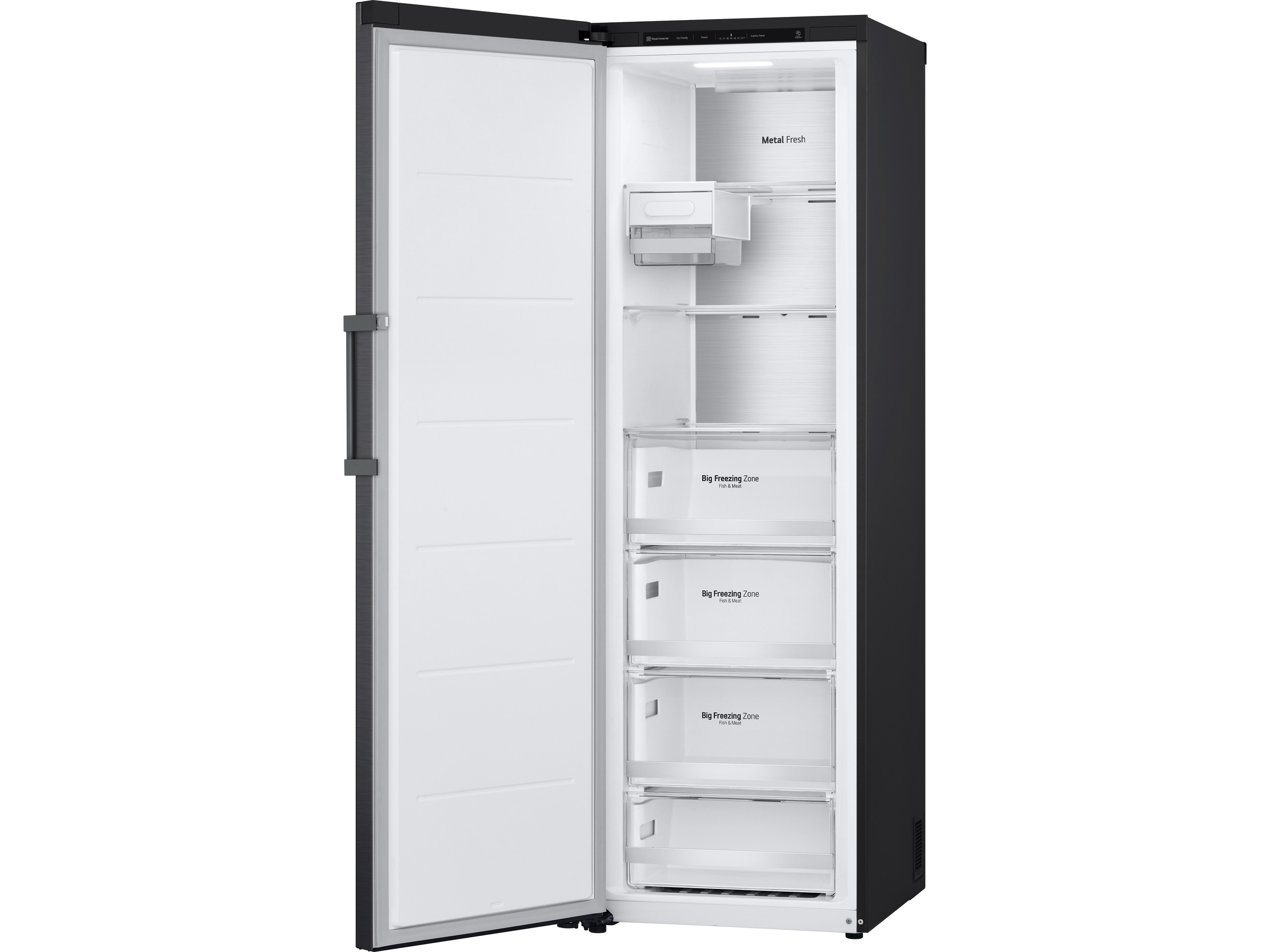 LG GFT61MCCSZ frysskåp (svart) Frysskåp