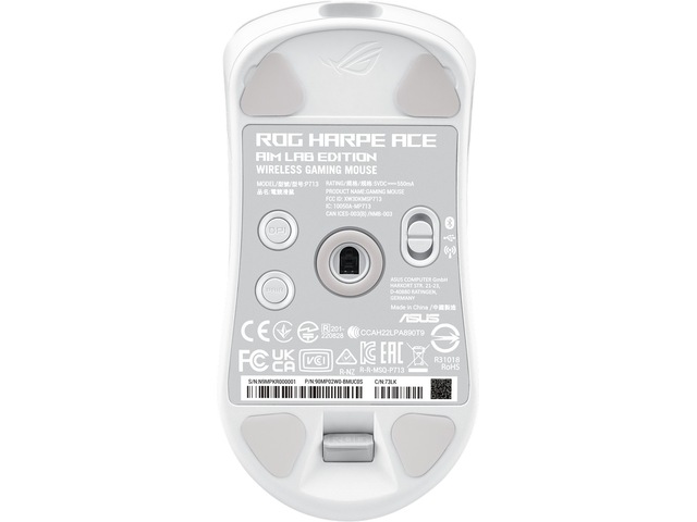 ASUS ROG Harpe Ace Aim Lab Edition trådlös gamingmus (vit) Gamingmus