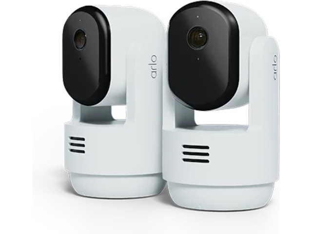 Arlo Essential 3 2K PTZ inomhus övervakningskamera 2-pack Övervakningskamera